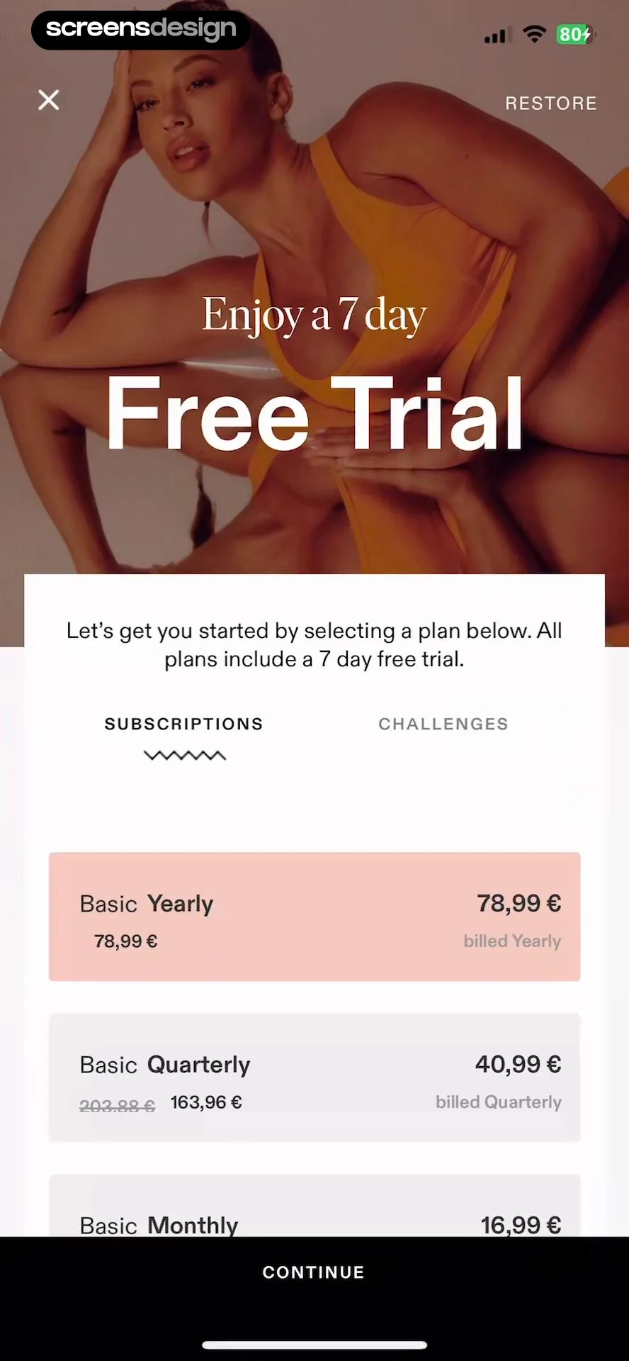 Tammy Fit screen 4