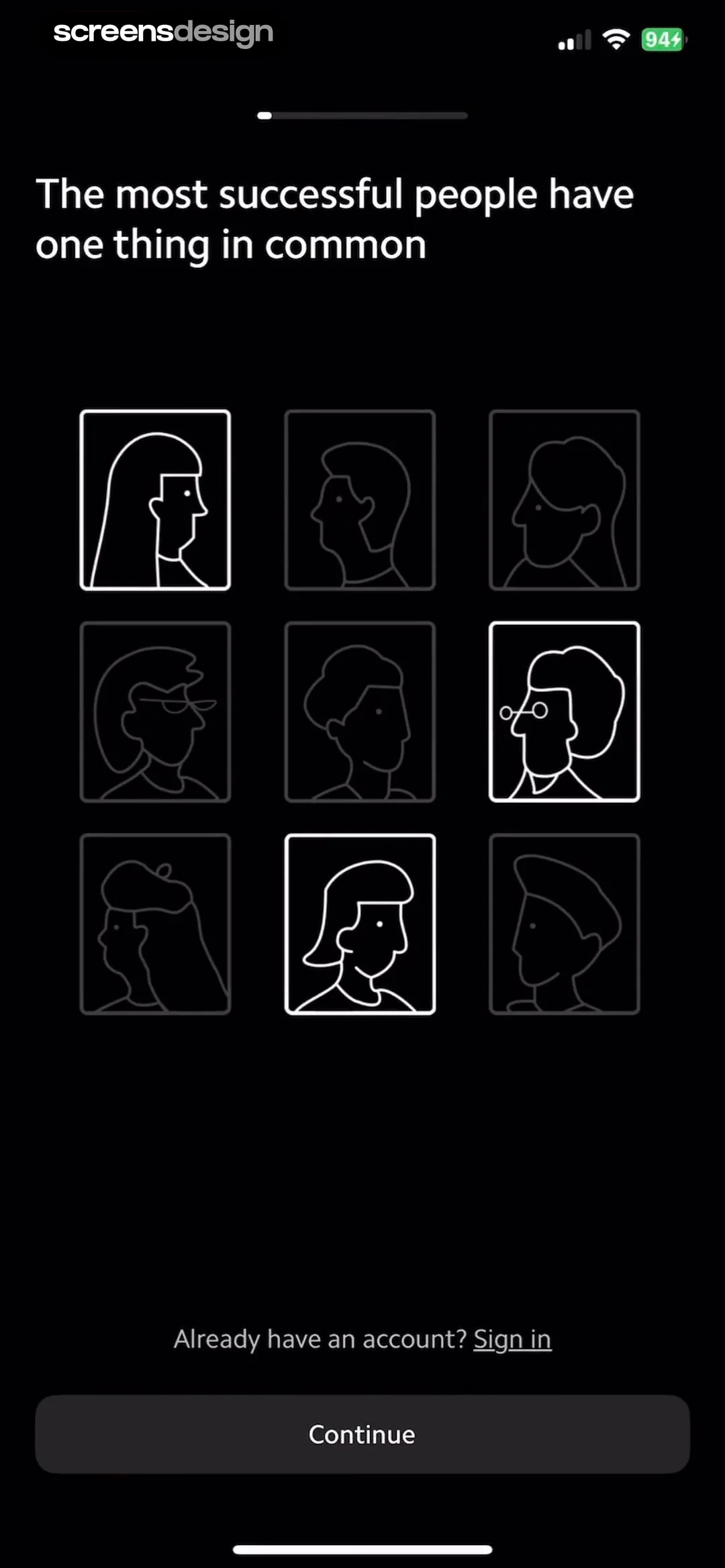 Matter: Reading App screen 2