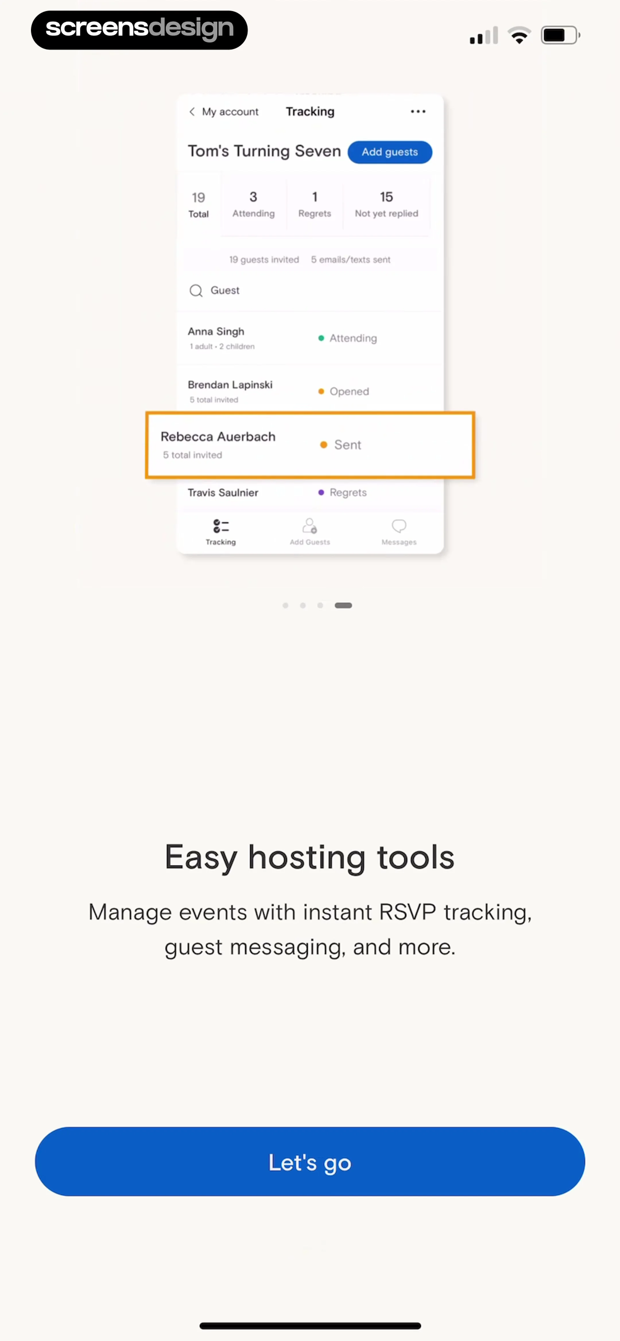 Paperless Post: Invitations screen 5