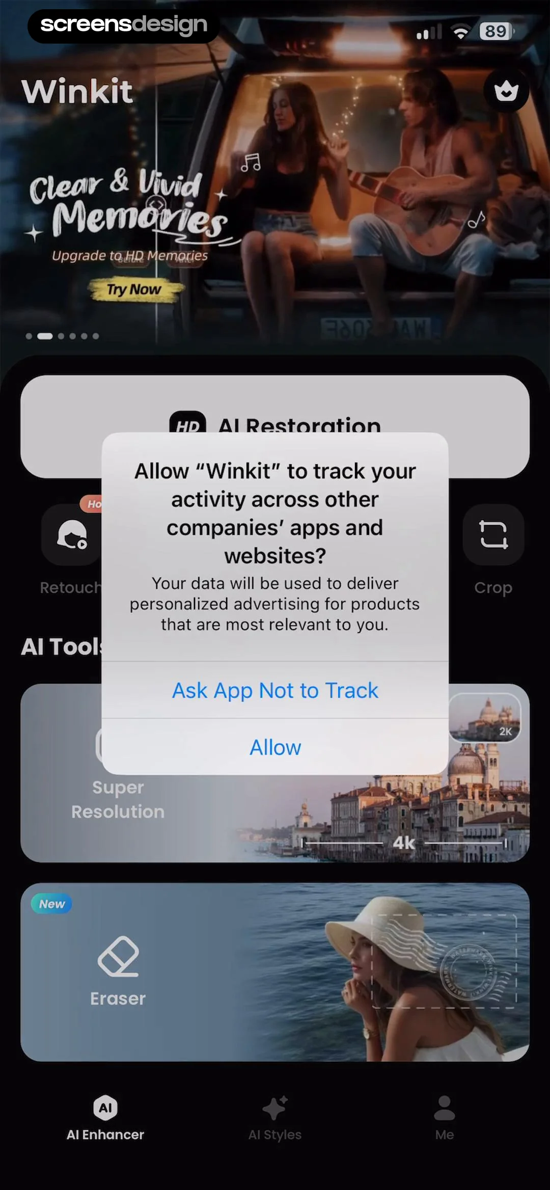 Winkit - AI Video Enhancer screen 4