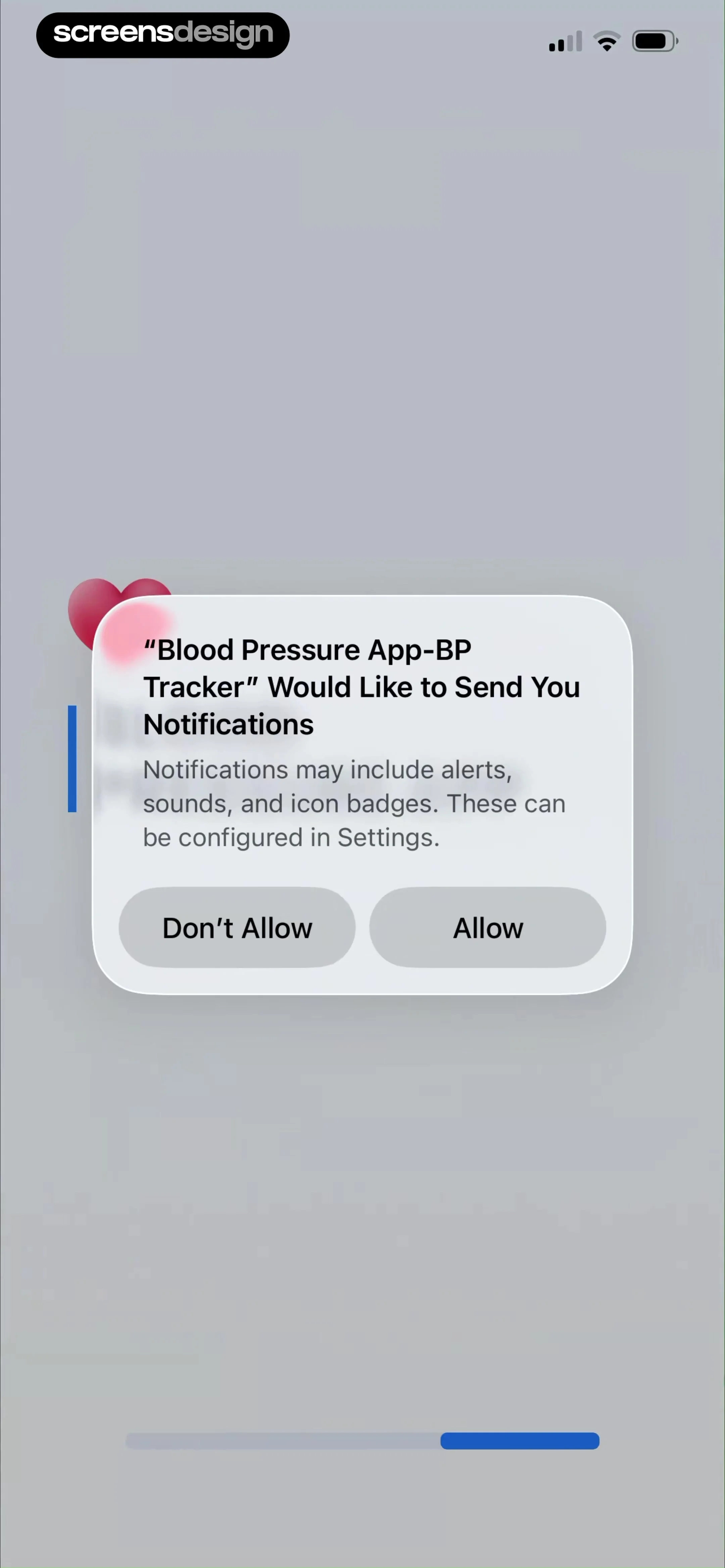 Blood Pressure App-BP Tracker screen 3