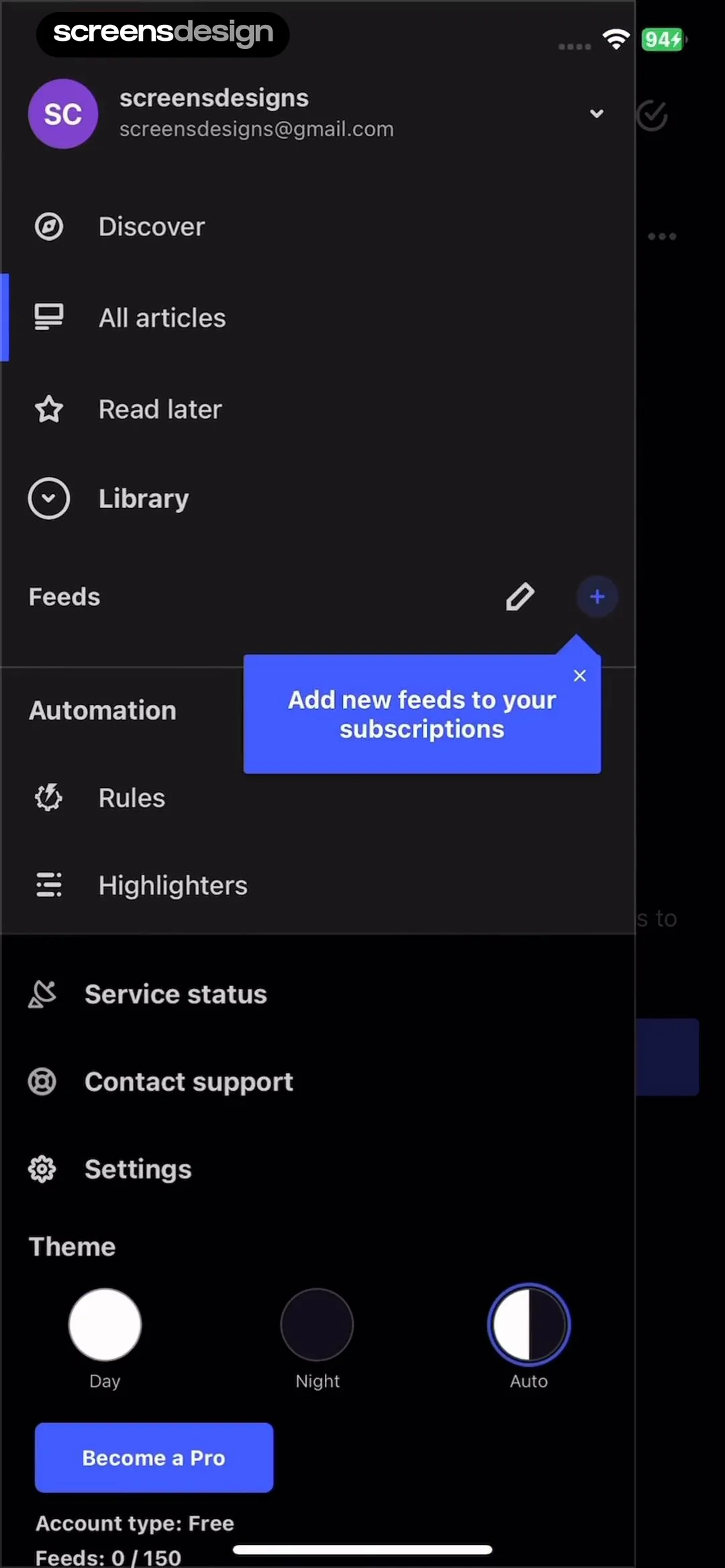 Inoreader: News & RSS reader screen 8