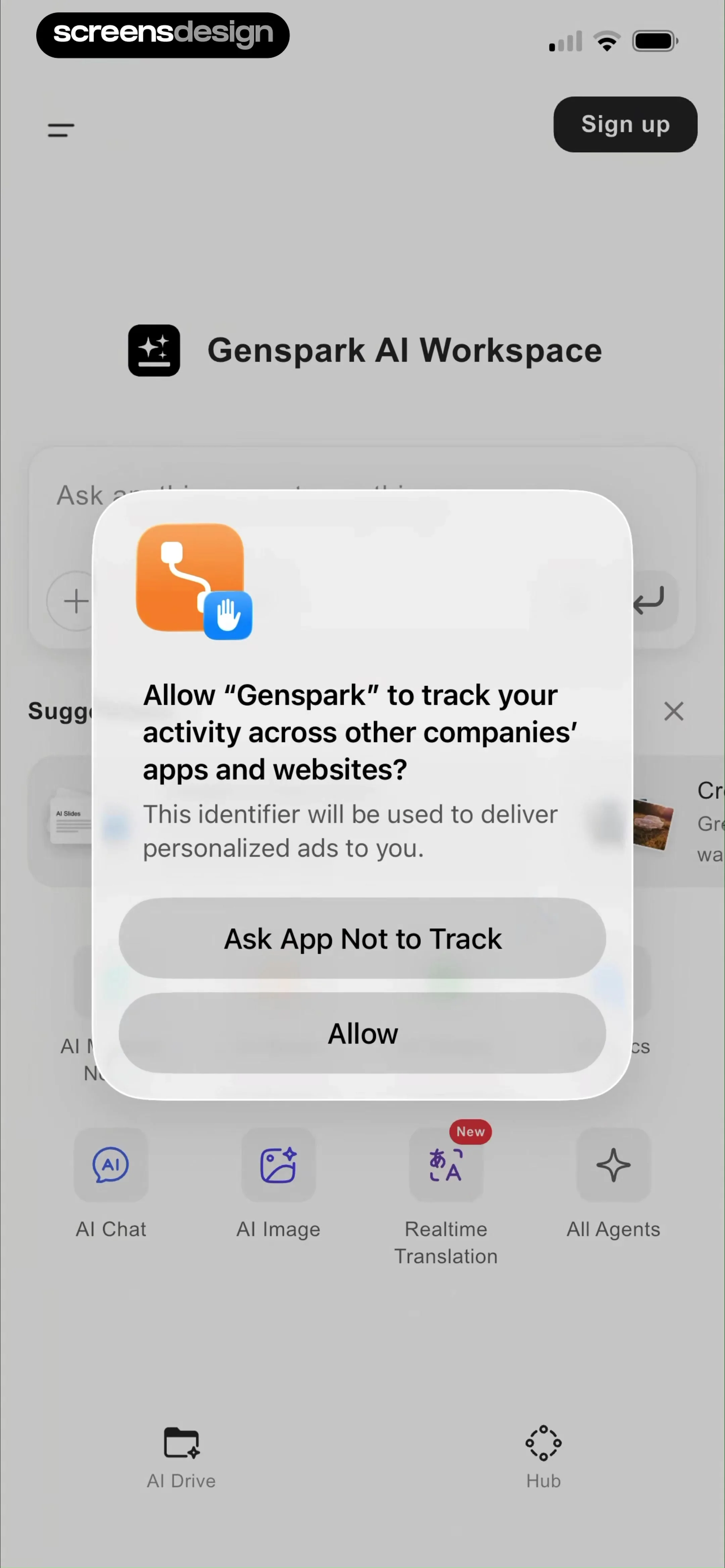 Genspark AI Workspace screen 3