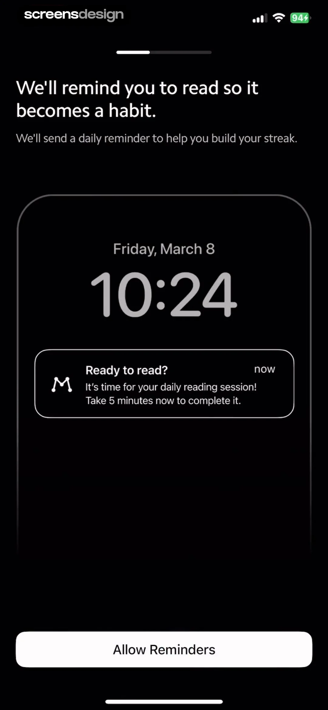 Matter: Reading App screen 8