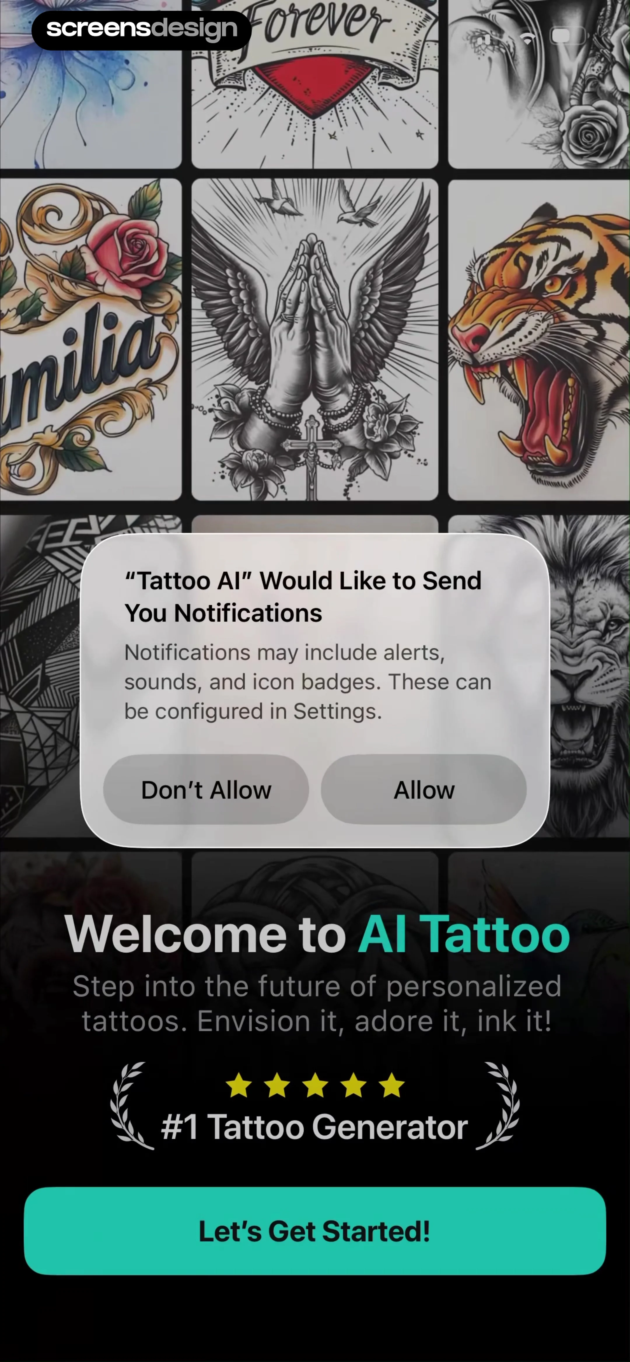 Tattoo AI Design Generator－Ink screen 4