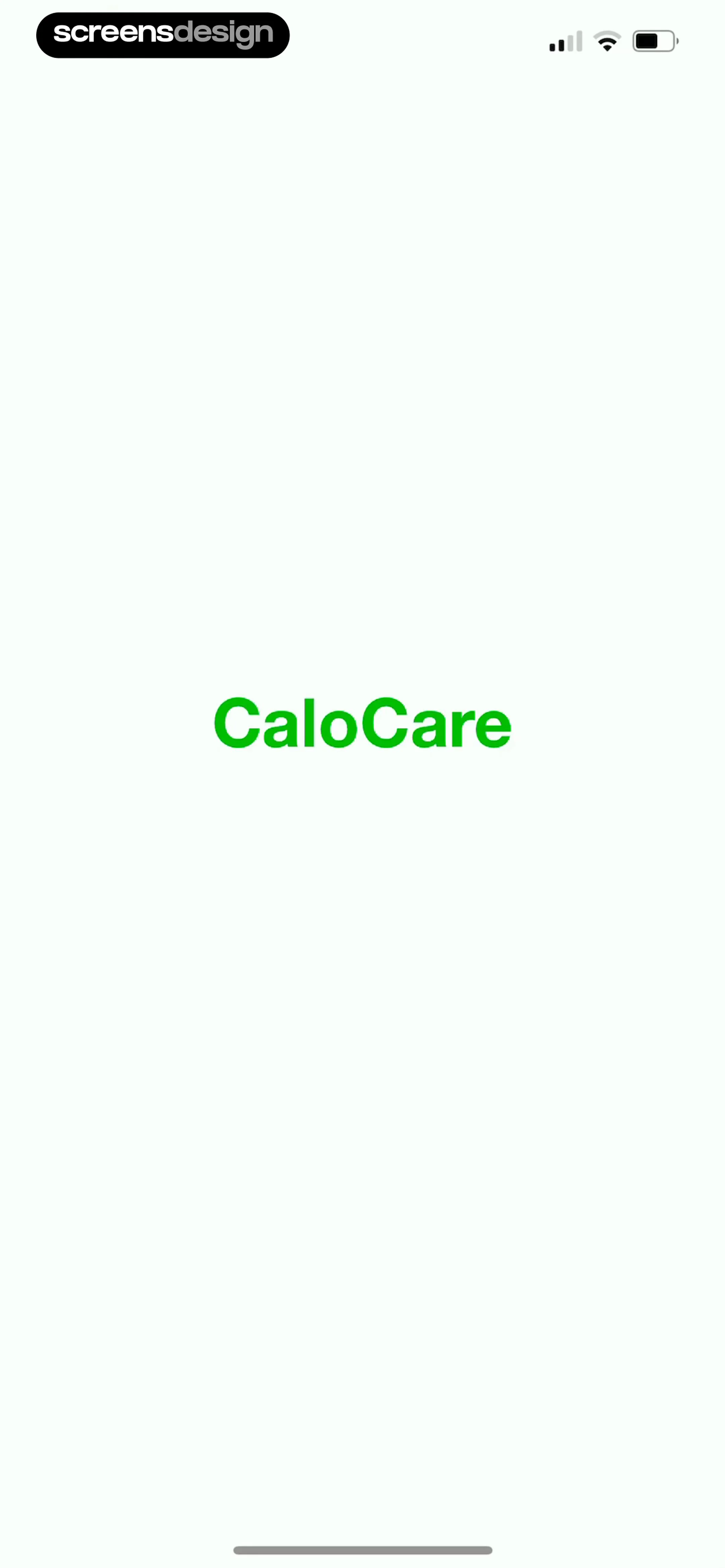 CaloCare: AI Calorie Counter screen 1