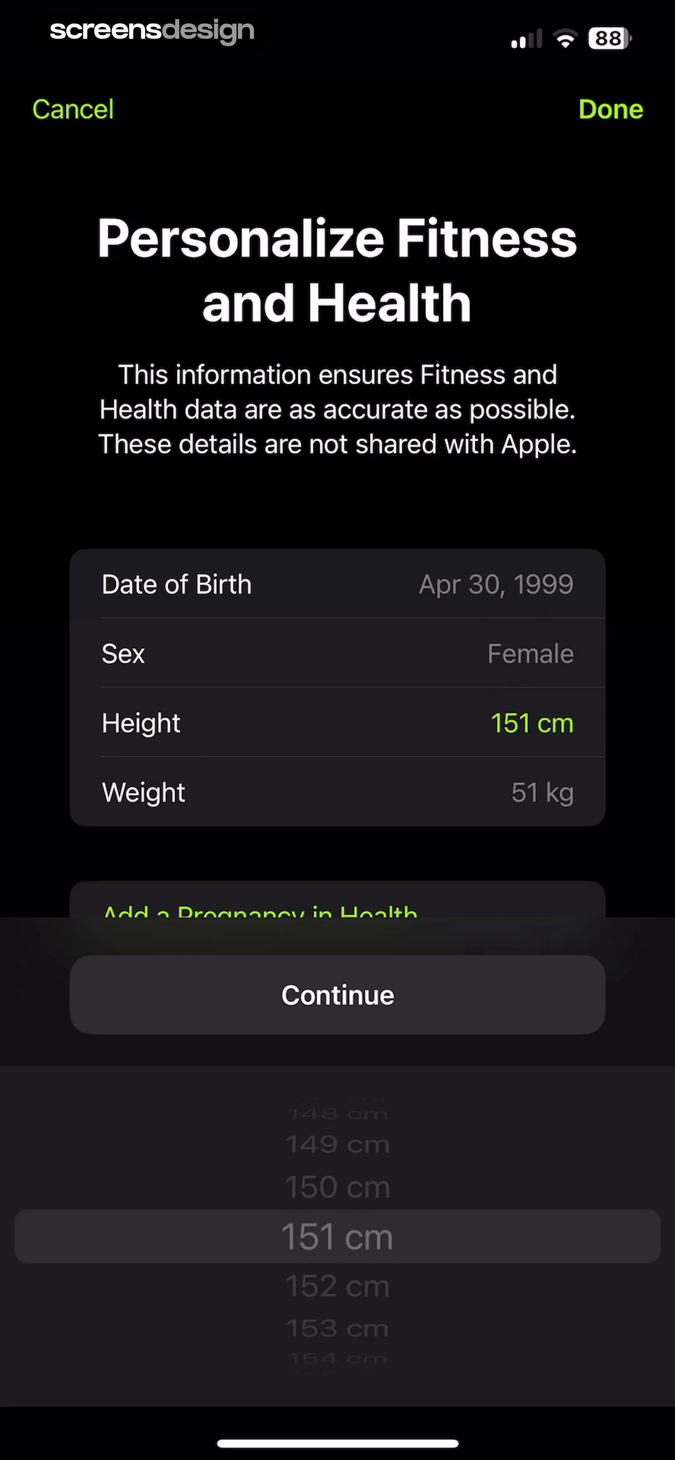 Apple Fitness screen 5