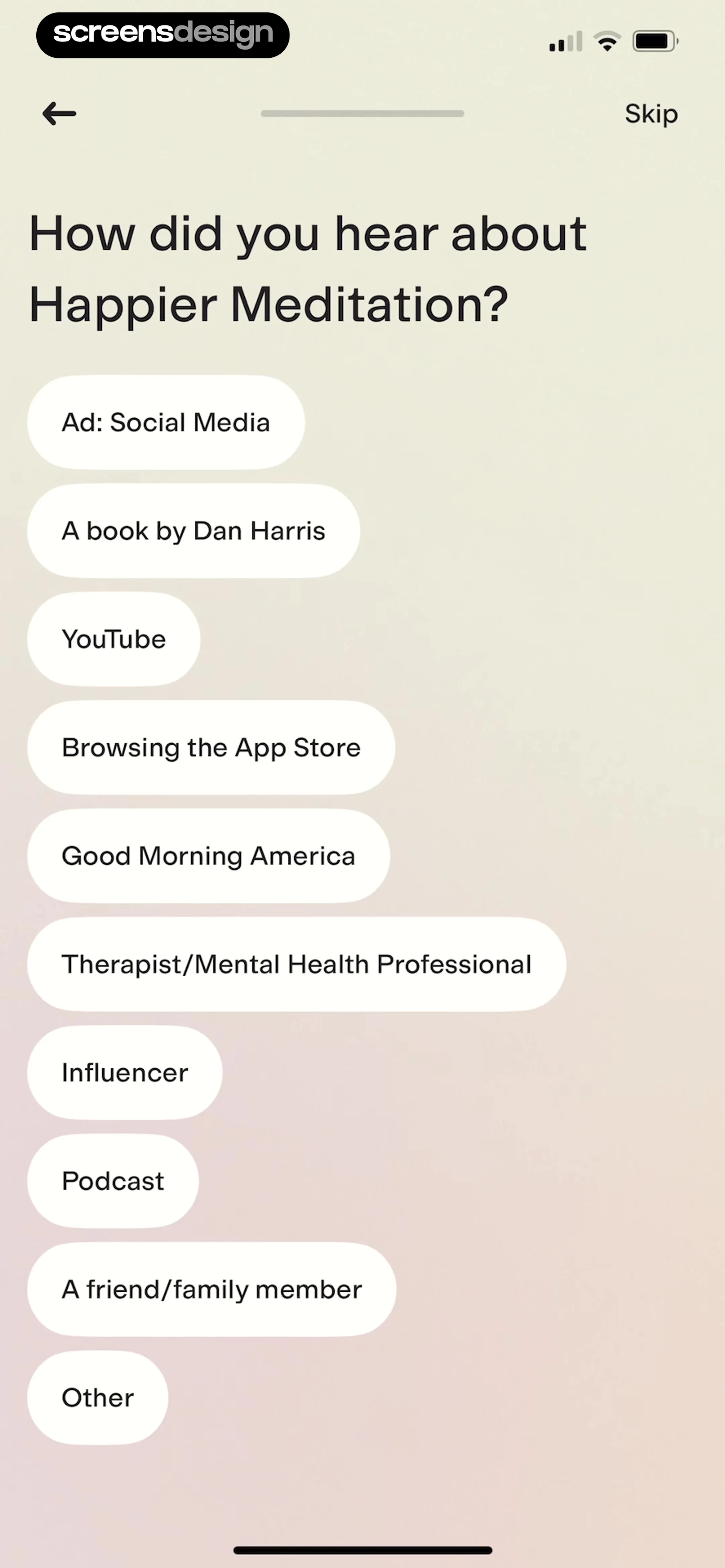Happier Meditation screen 3