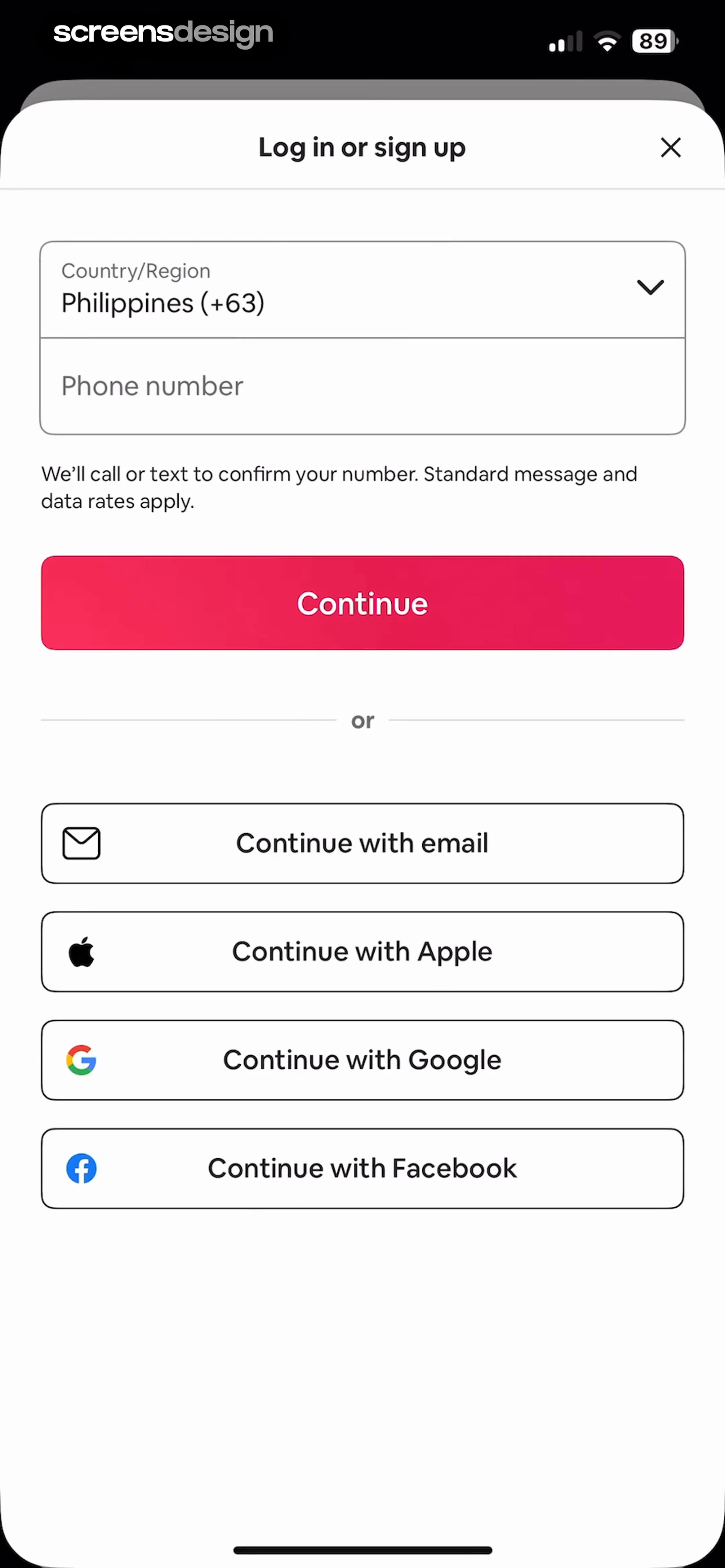 Airbnb screen 2