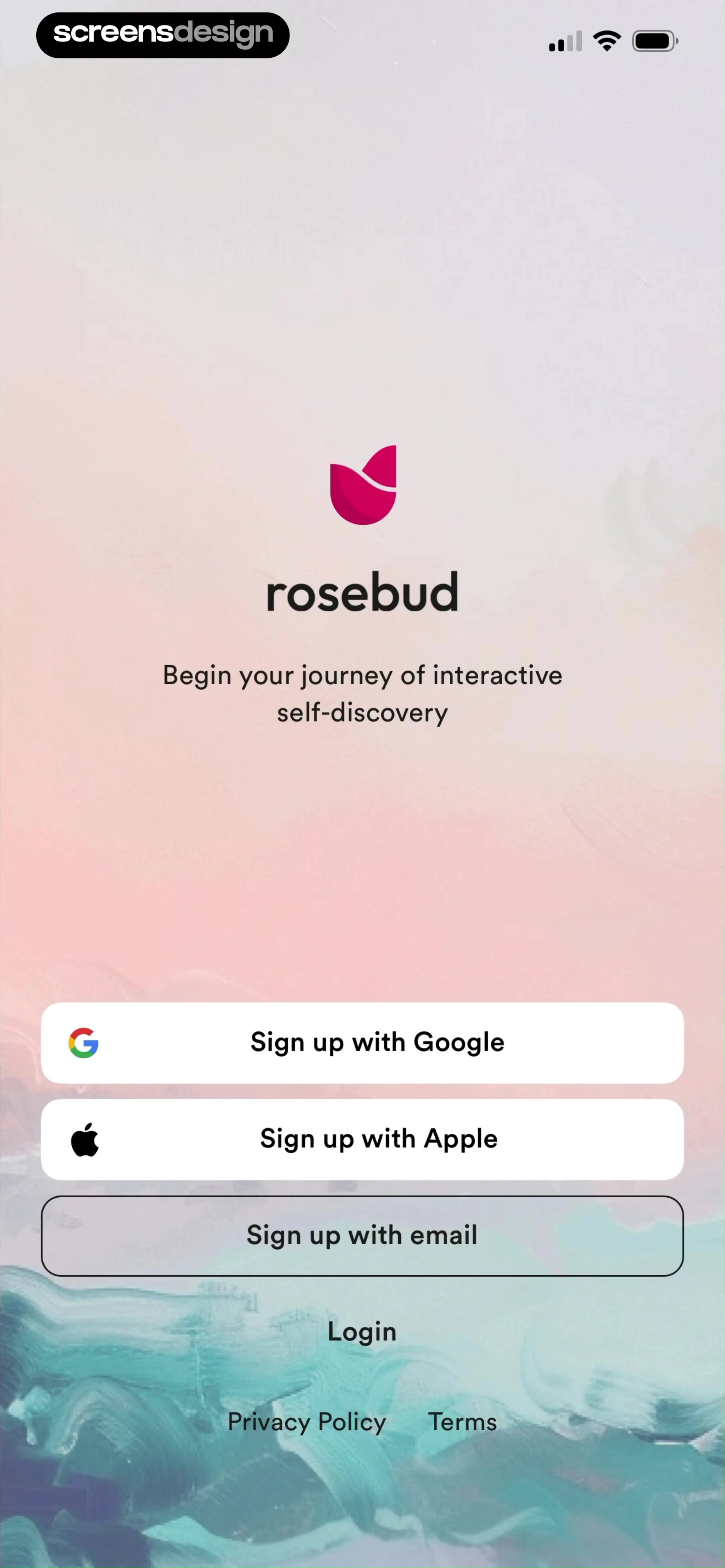 Rosebud: AI Journal & Diary screen 2