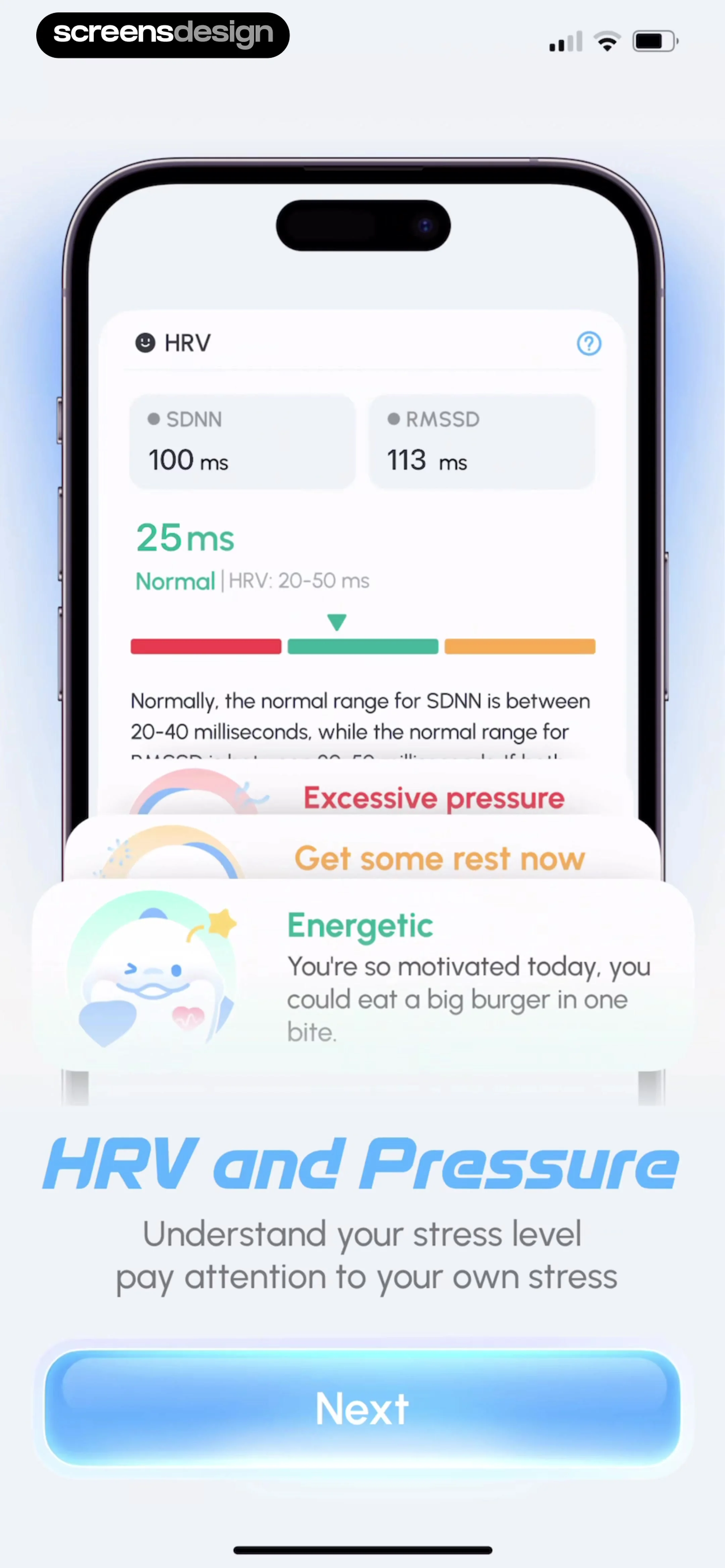 PulseTrackr：Heart Rate & HRV screen 4