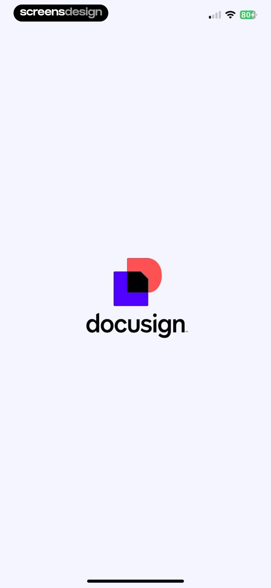 Docusign - Upload & Sign Docs screen 1