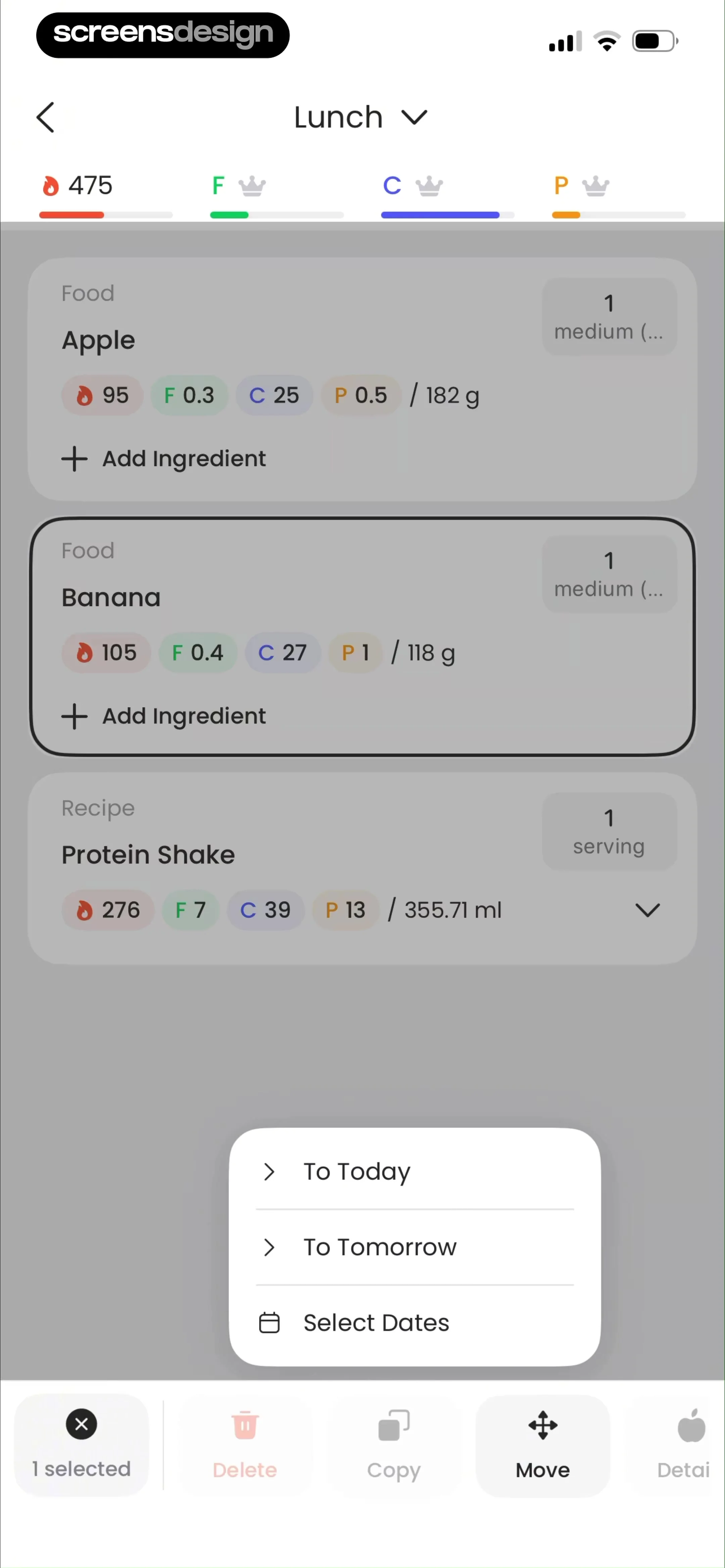 Calorie Counter by Numify screen 132