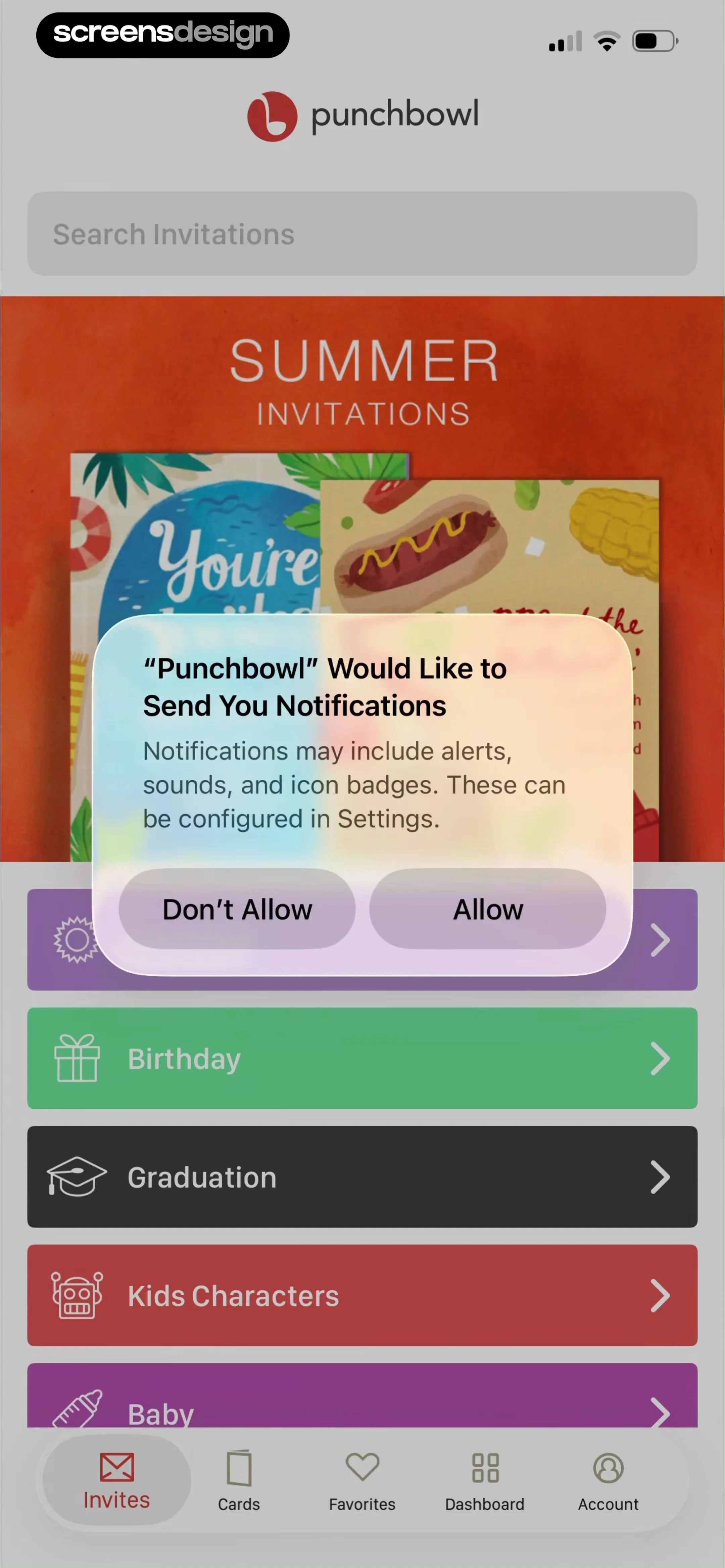 Punchbowl: Invitations & Cards screen 3