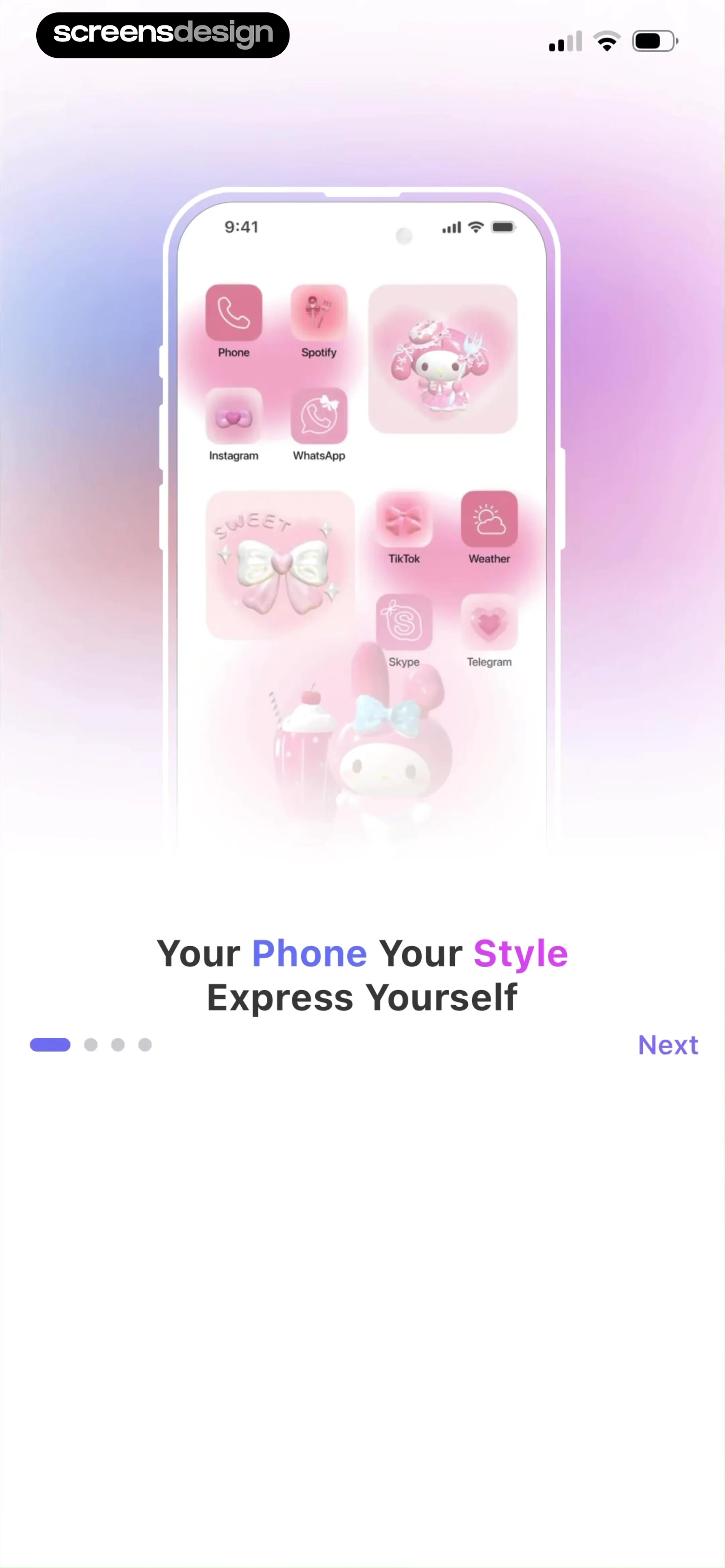 Themie: Wallpapers & Theme screen 5