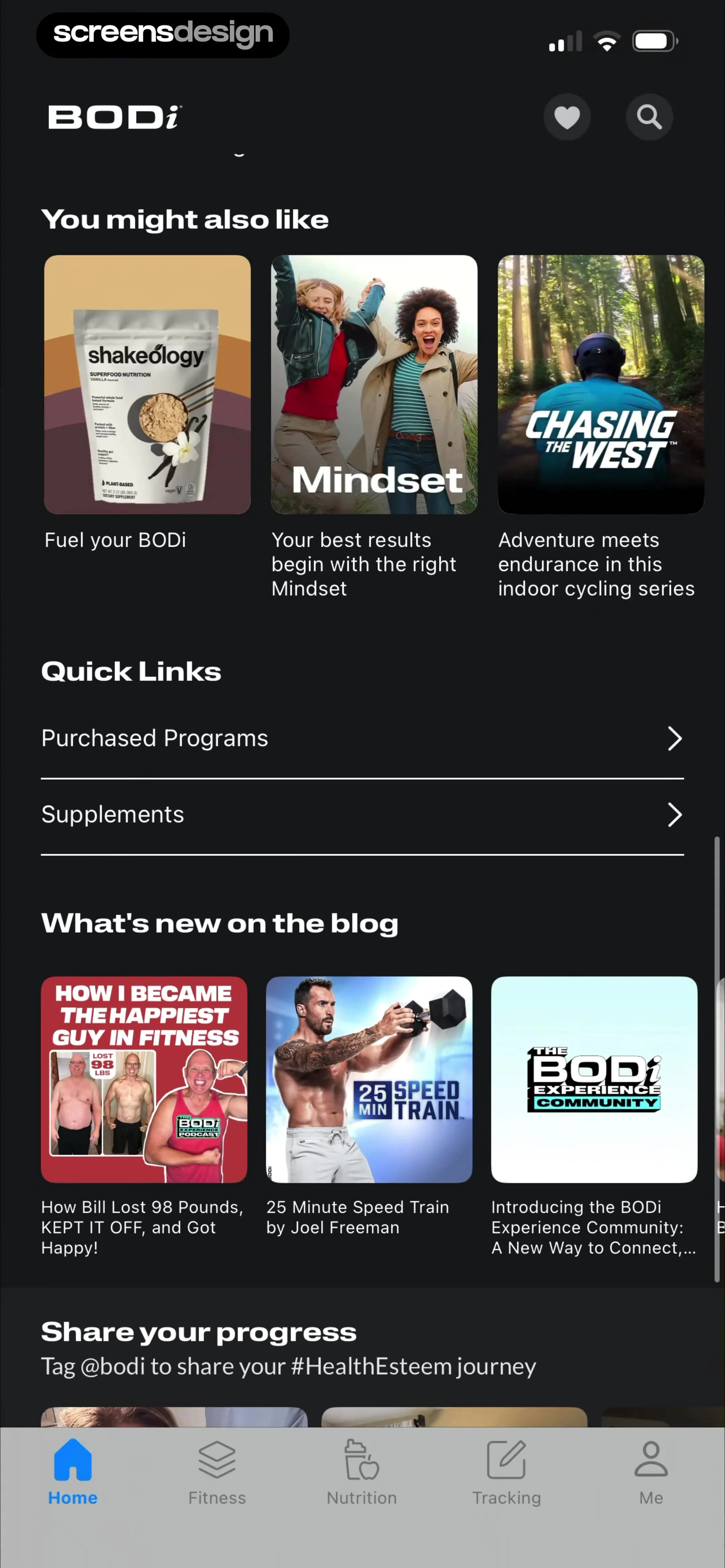 BODi Fitness: Home Workouts screen 51