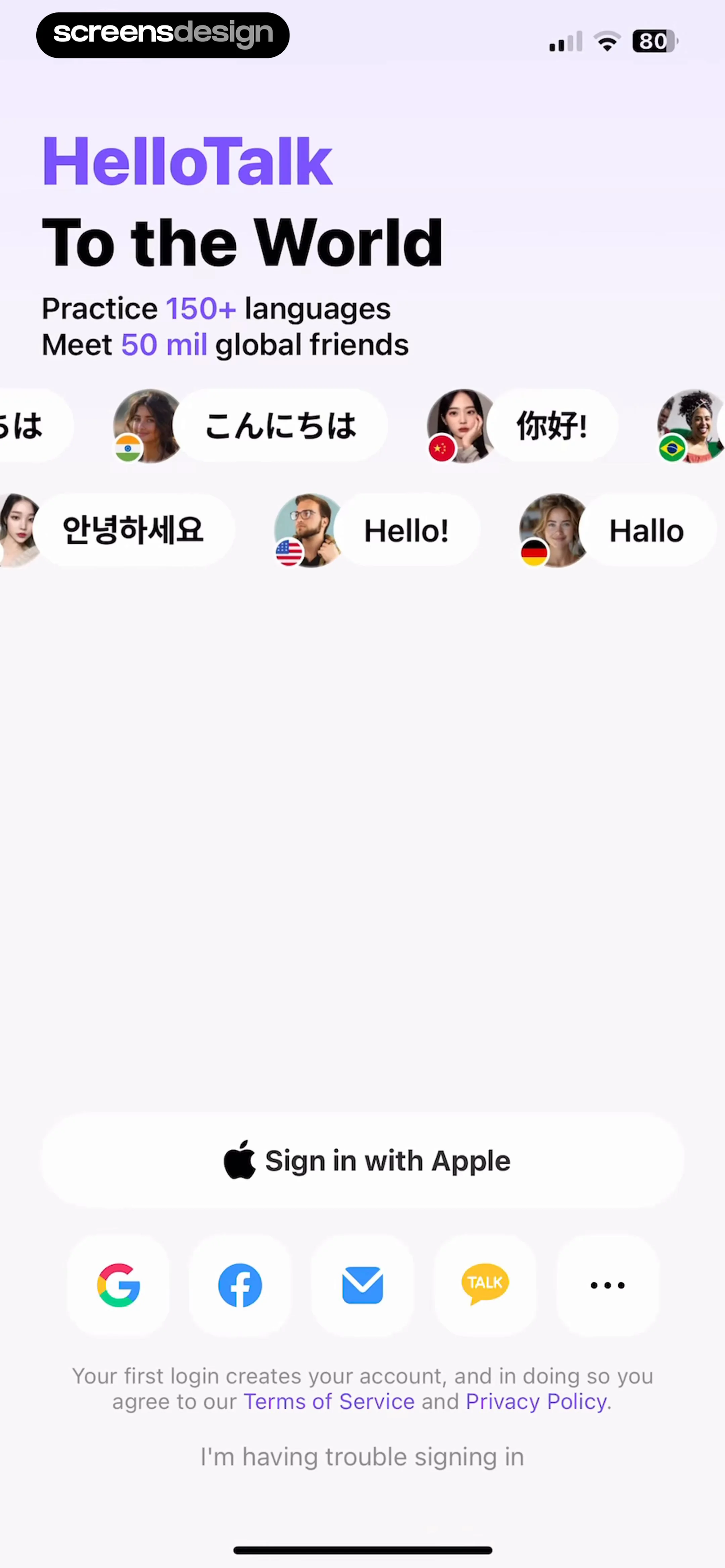 HelloTalk - Language Learning screen 2