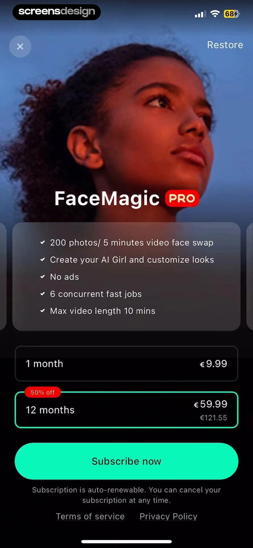 FaceMagic: AI face swap videos screen 3