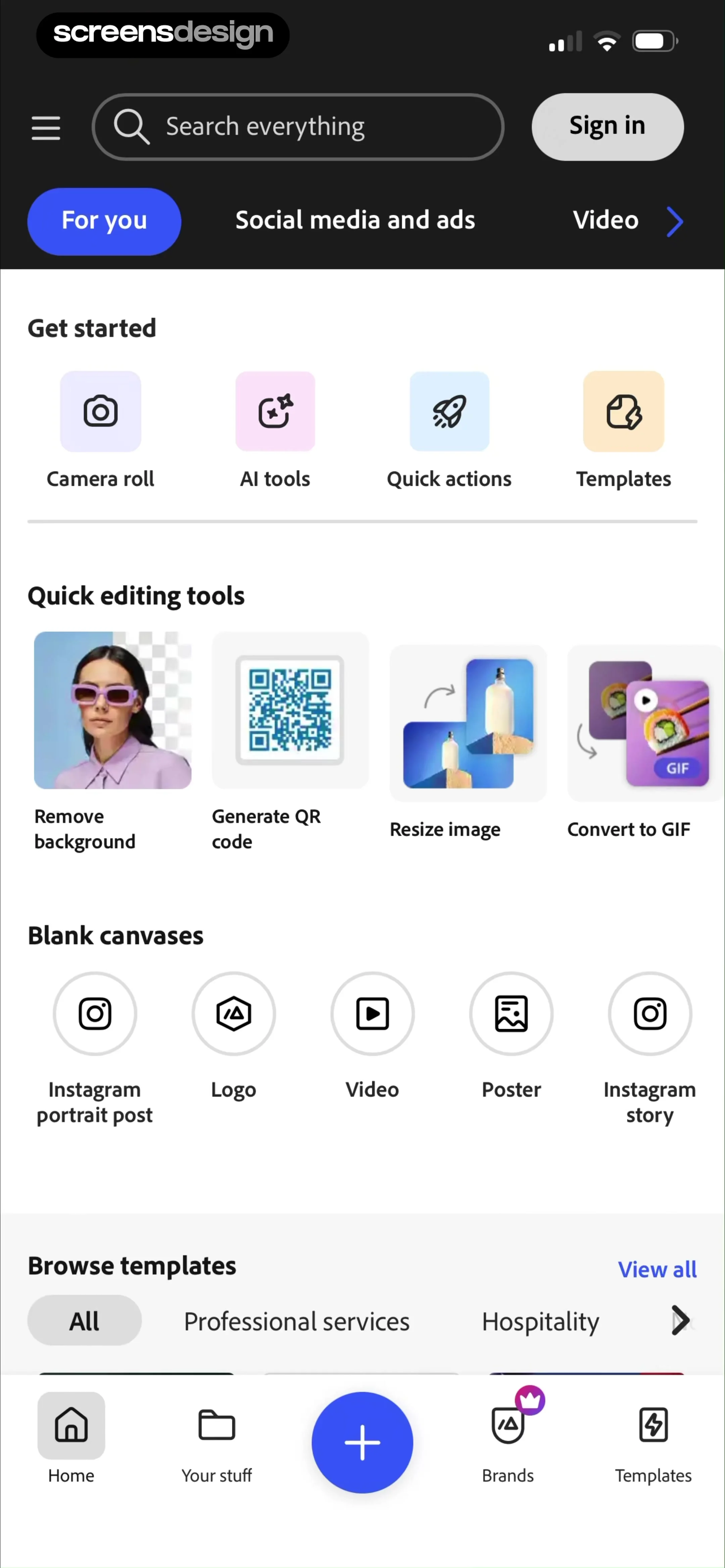 Adobe Express: Create Anything screen 5