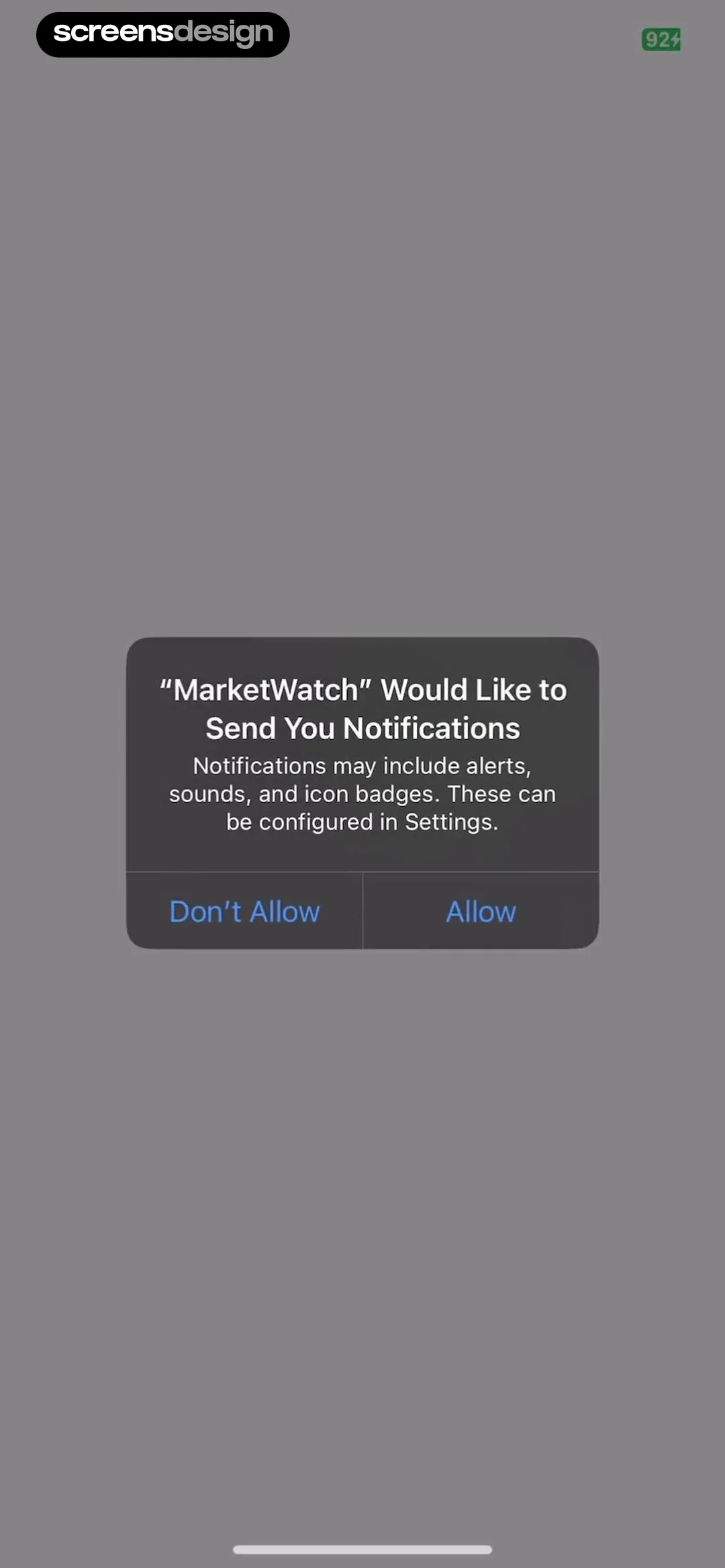 MarketWatch - News & Data screen 2