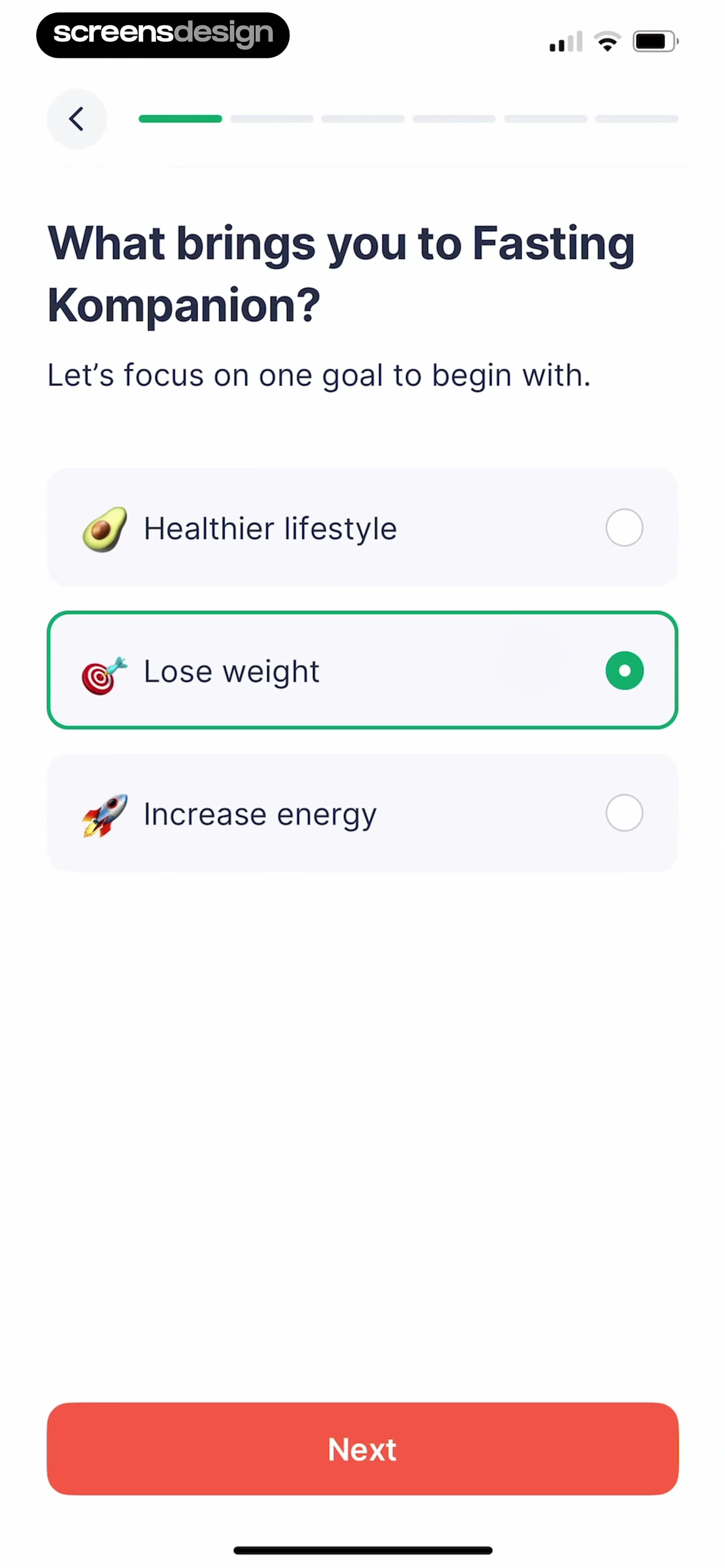 Kompanion: Weight Loss Plan screen 7