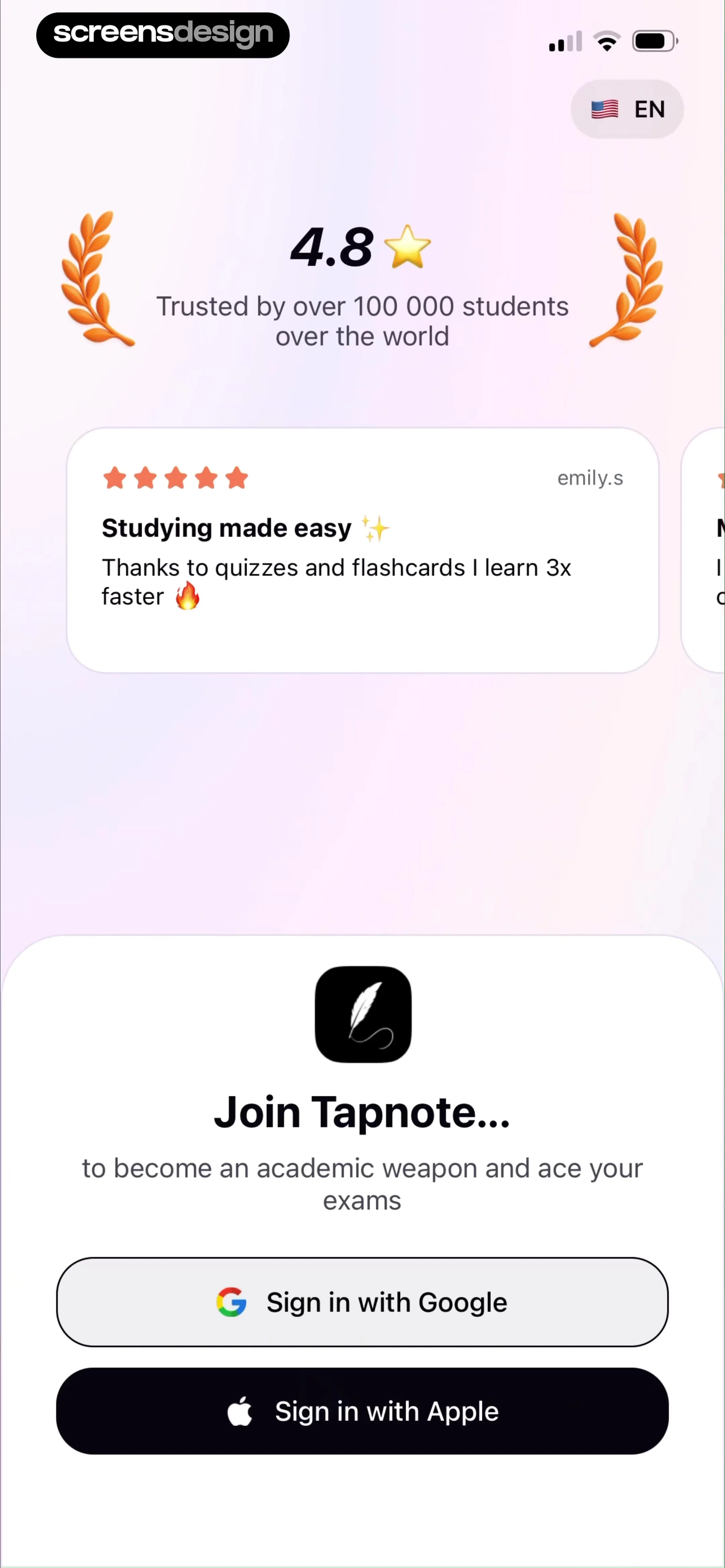 TapNote - Flashcards & Quizzes screen 5