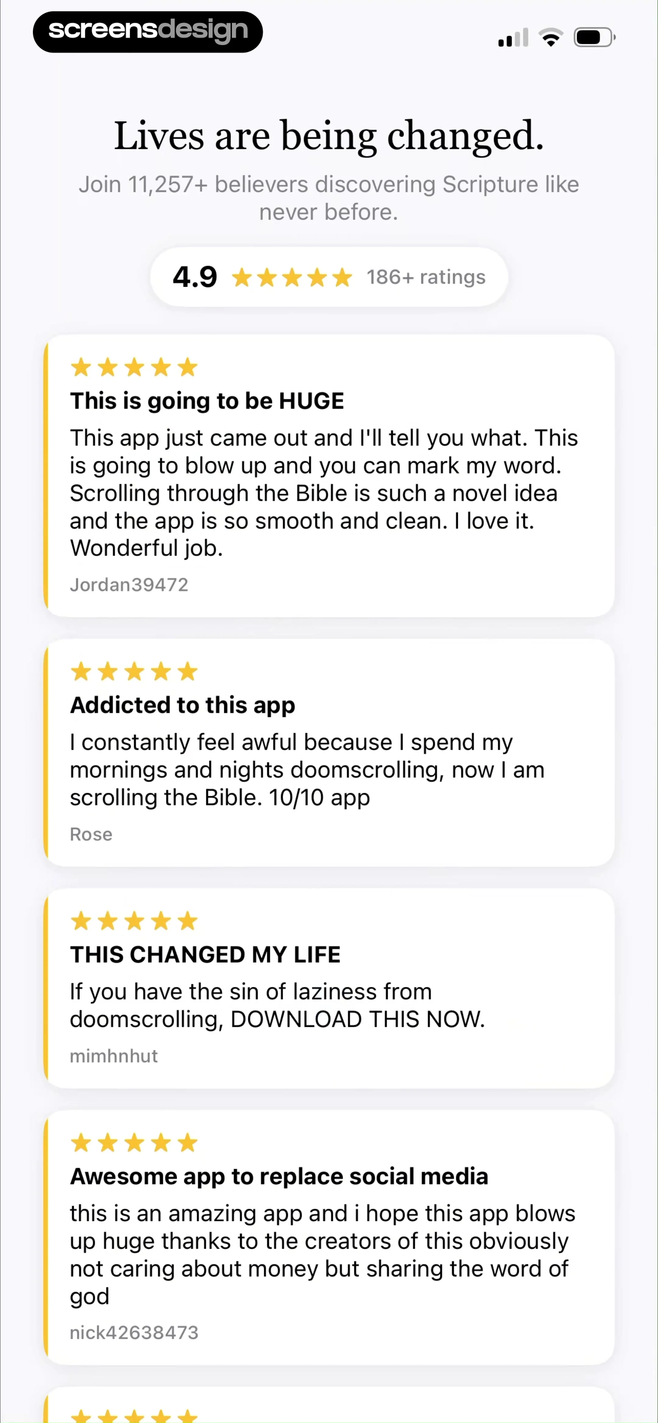 Scroll The Bible screen 8