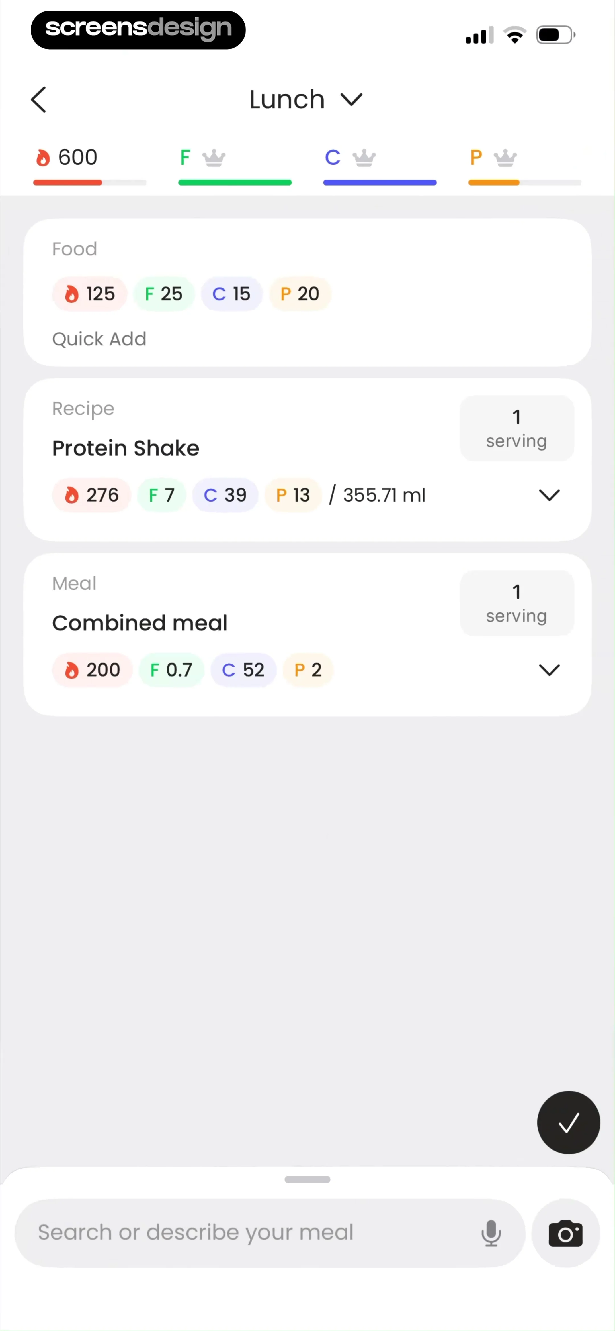 Calorie Counter by Numify screen 130