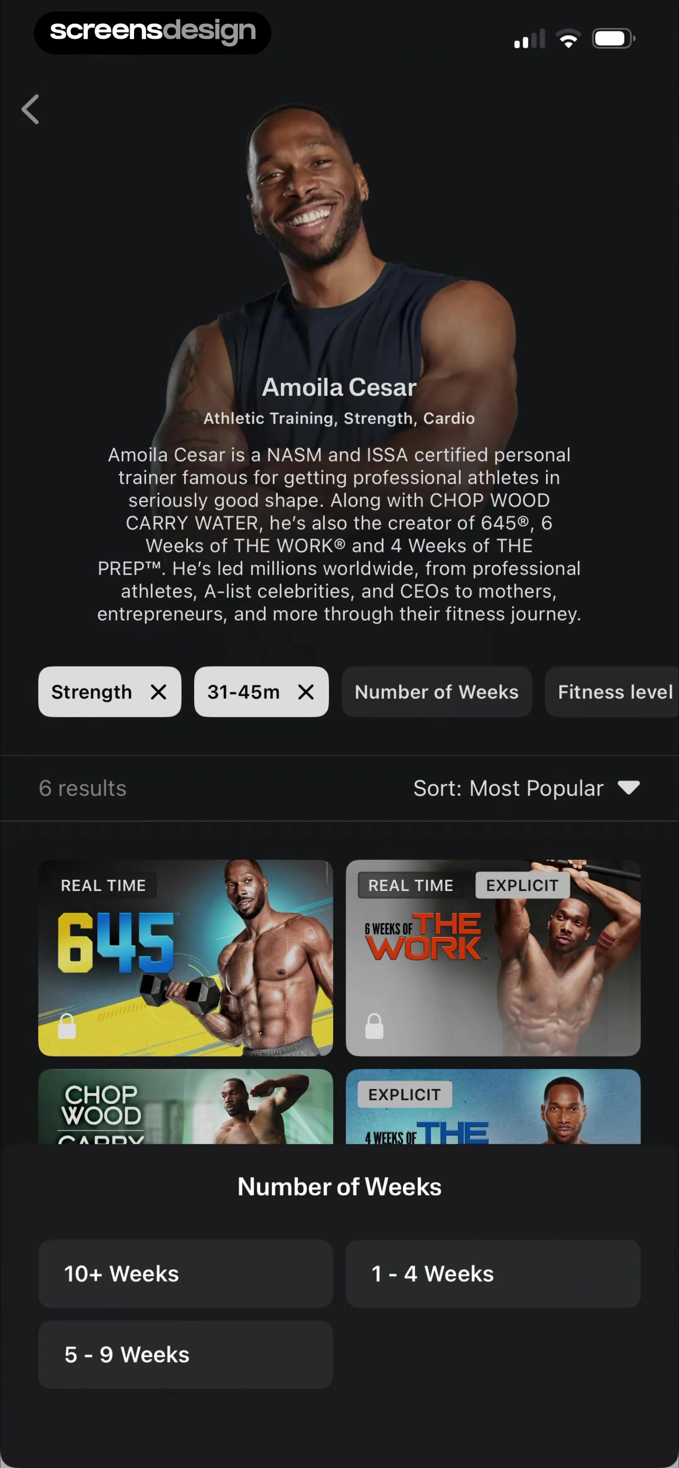 BODi Fitness: Home Workouts screen 48
