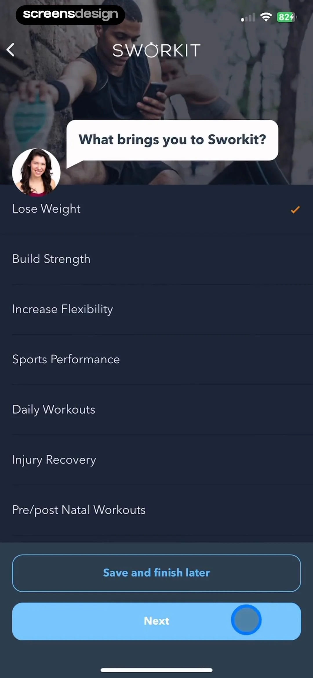 Sworkit Fitness & Wellness App screen 8