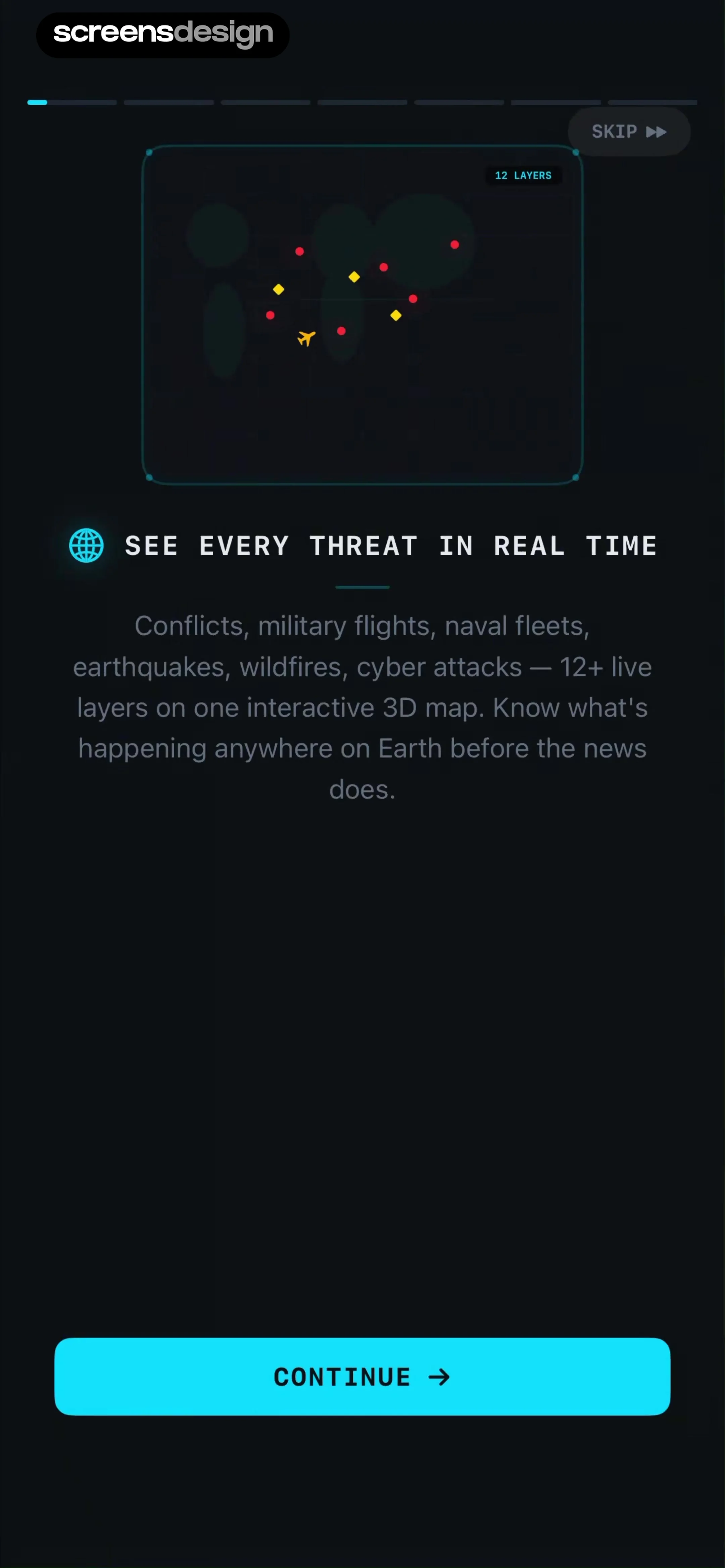World Monitor Real-Time Intel screen 8