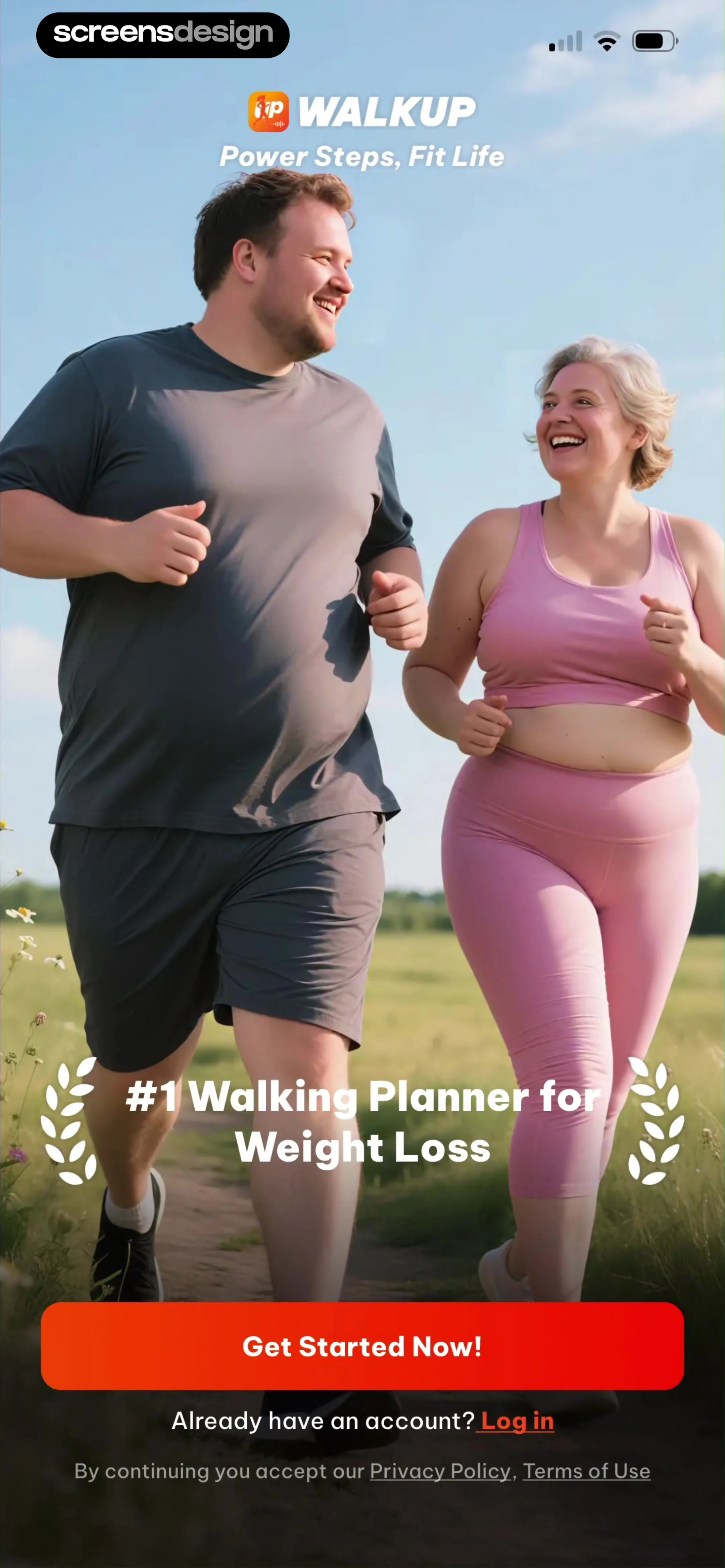 WalkUp | Weight Loss Tracker screen 3