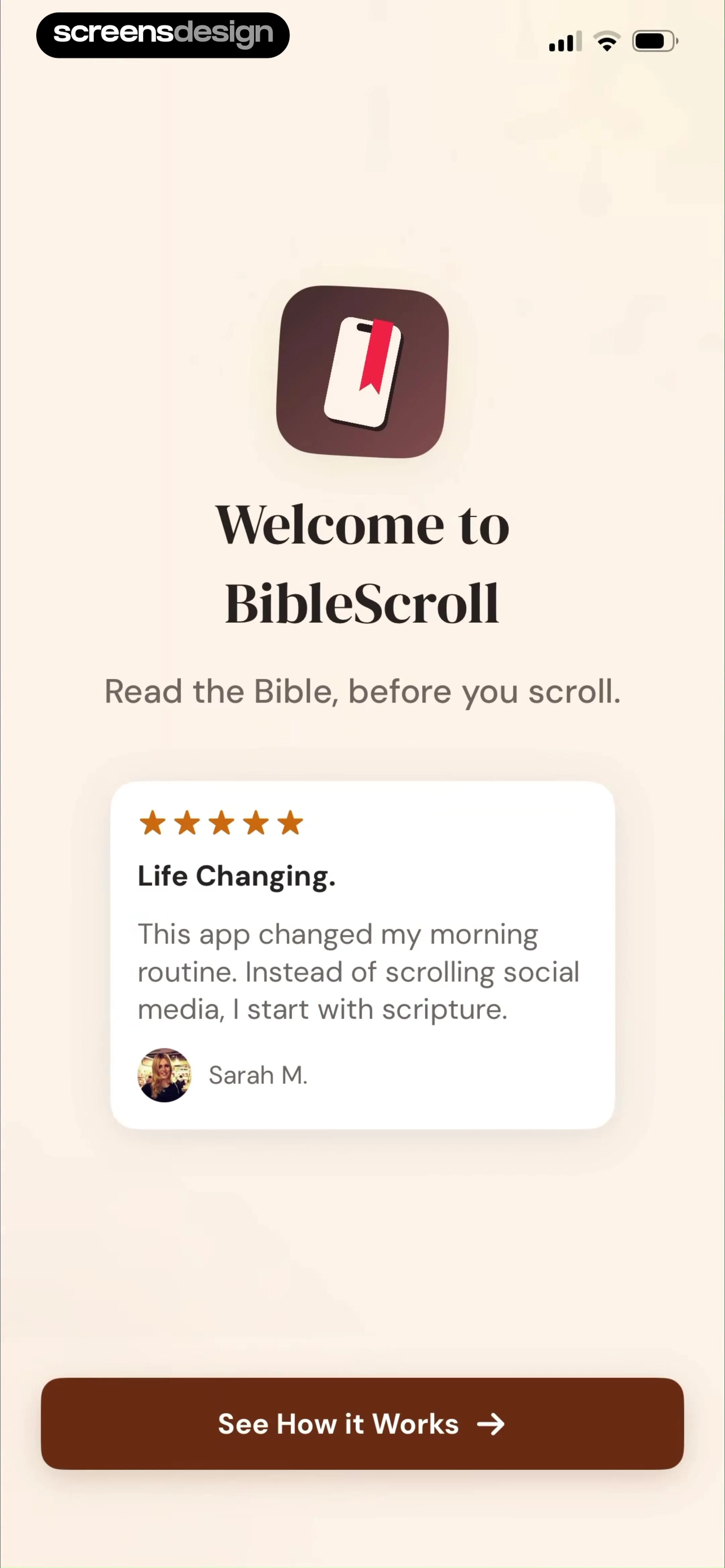 BibleScroll: Christian Focus screen 2