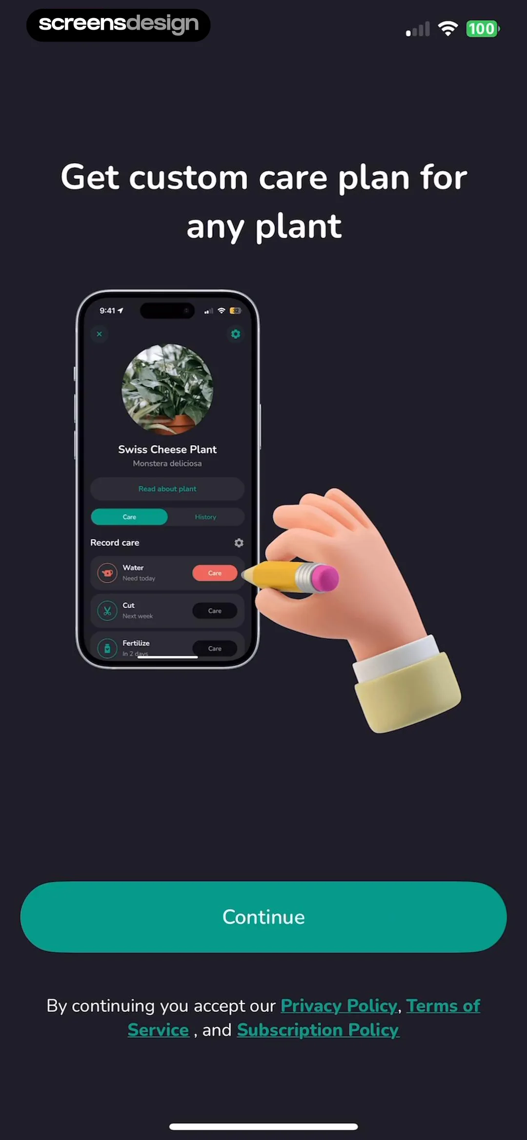 Plantfie・Plant Care Identifier screen 4