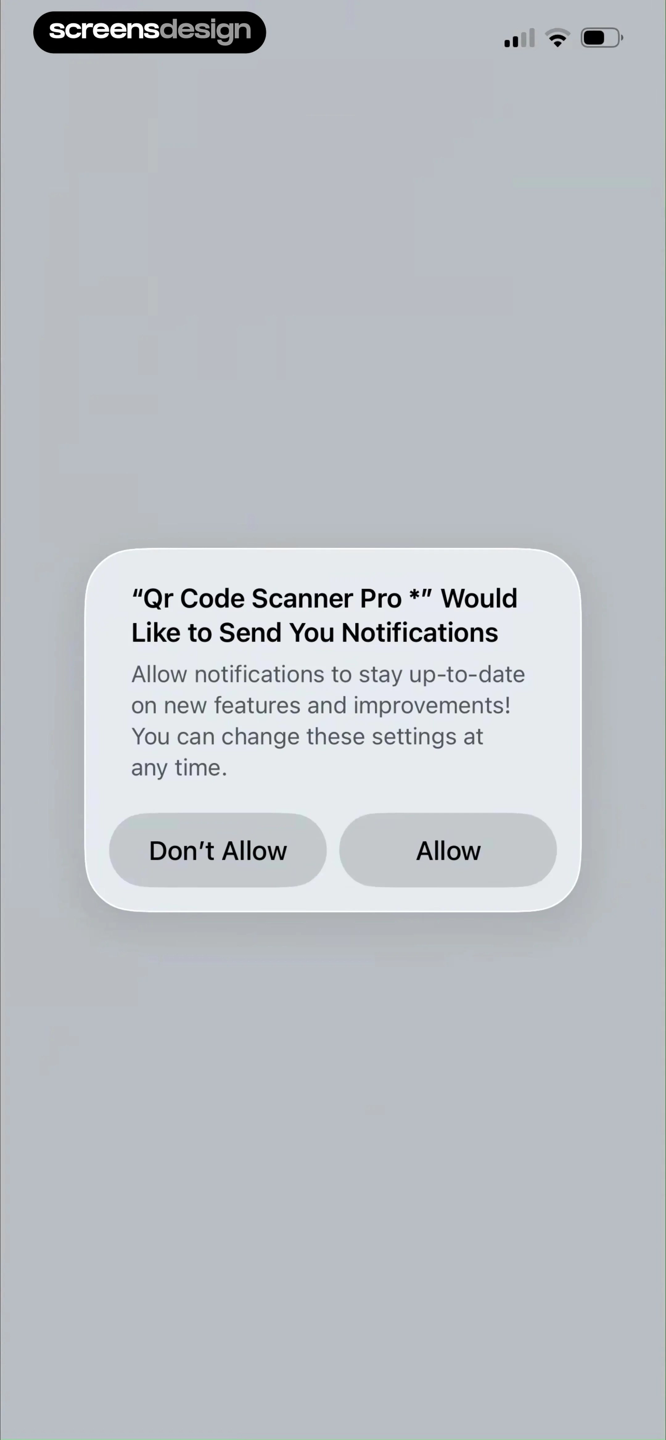 QR Code Scanner Pro * screen 2