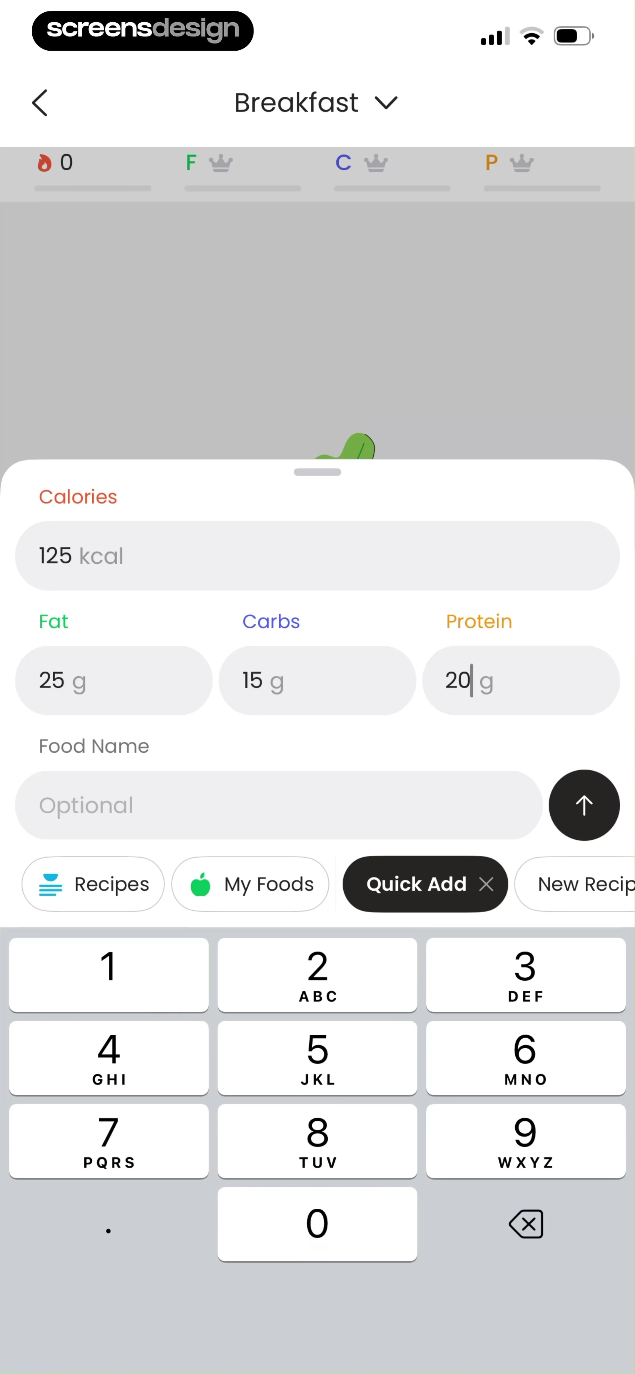 Calorie Counter by Numify screen 121