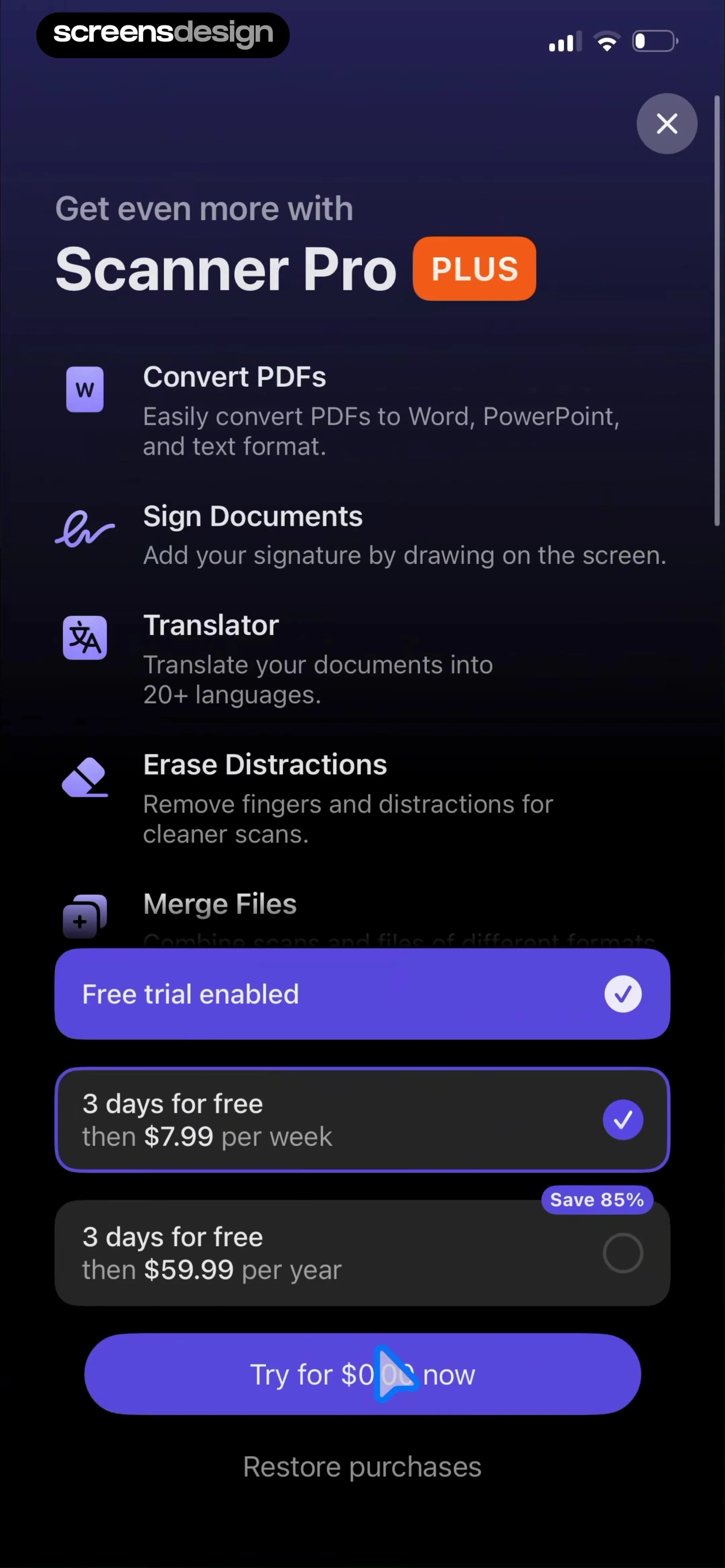 Scanner Pro・Scan PDF Documents screen 7