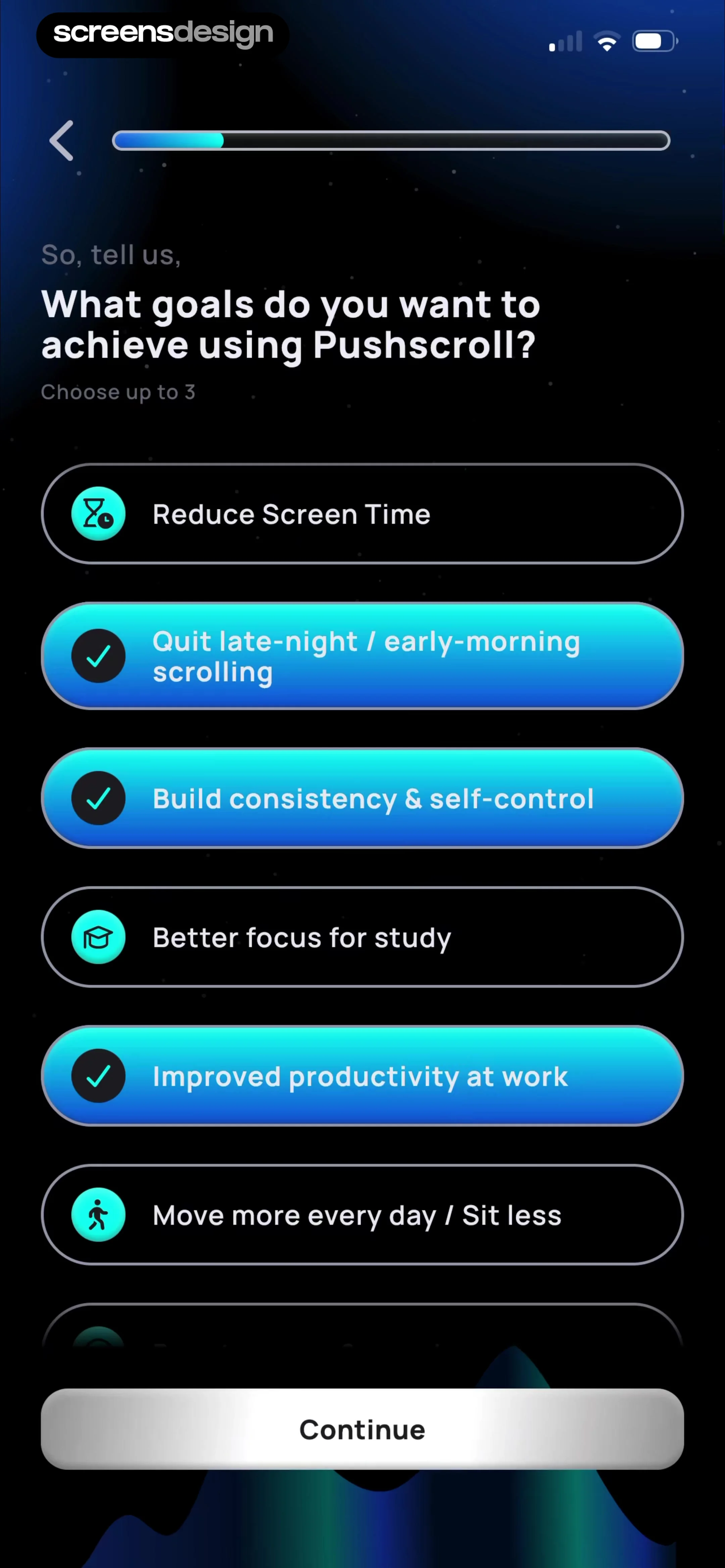 Pushscroll: Exercise To Scroll screen 6