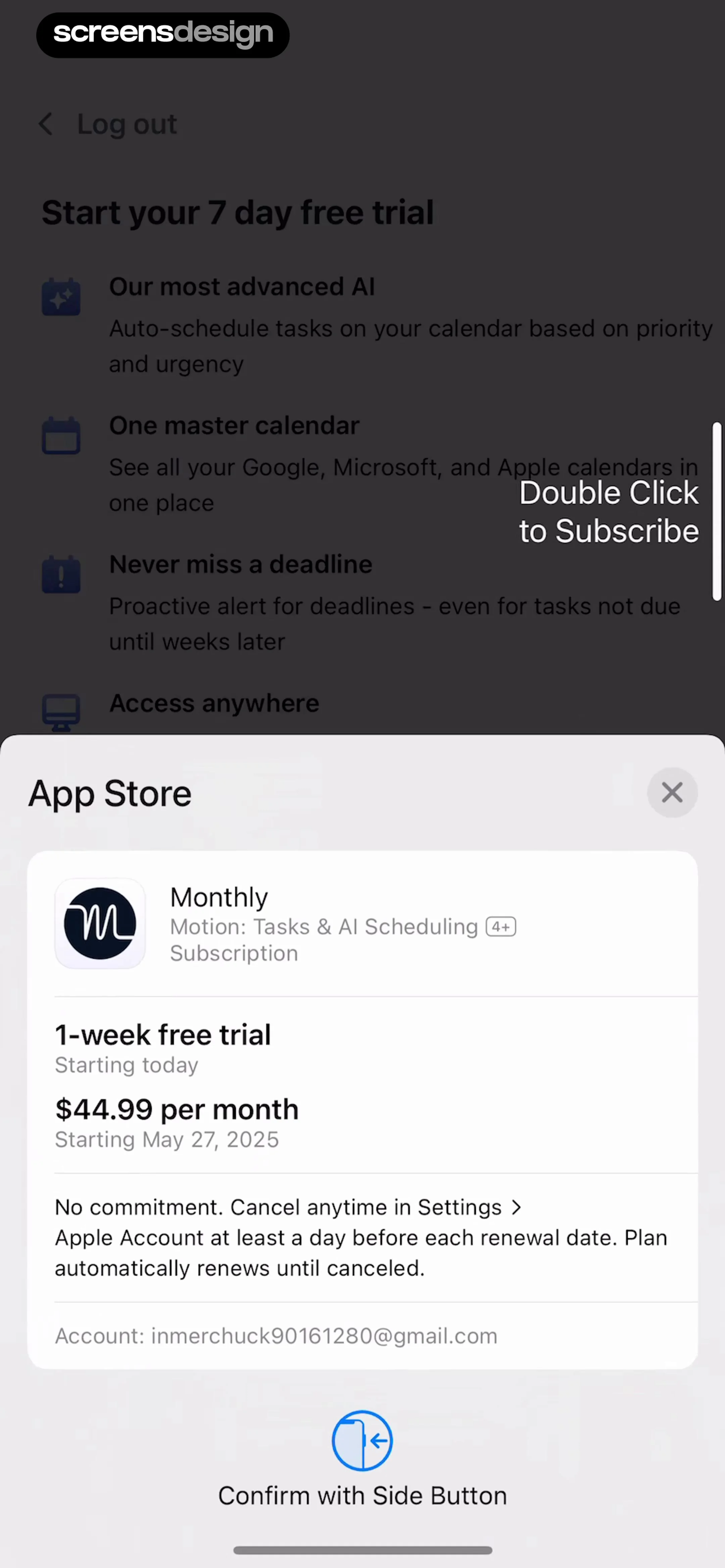 Motion: Tasks & AI Scheduling screen 8
