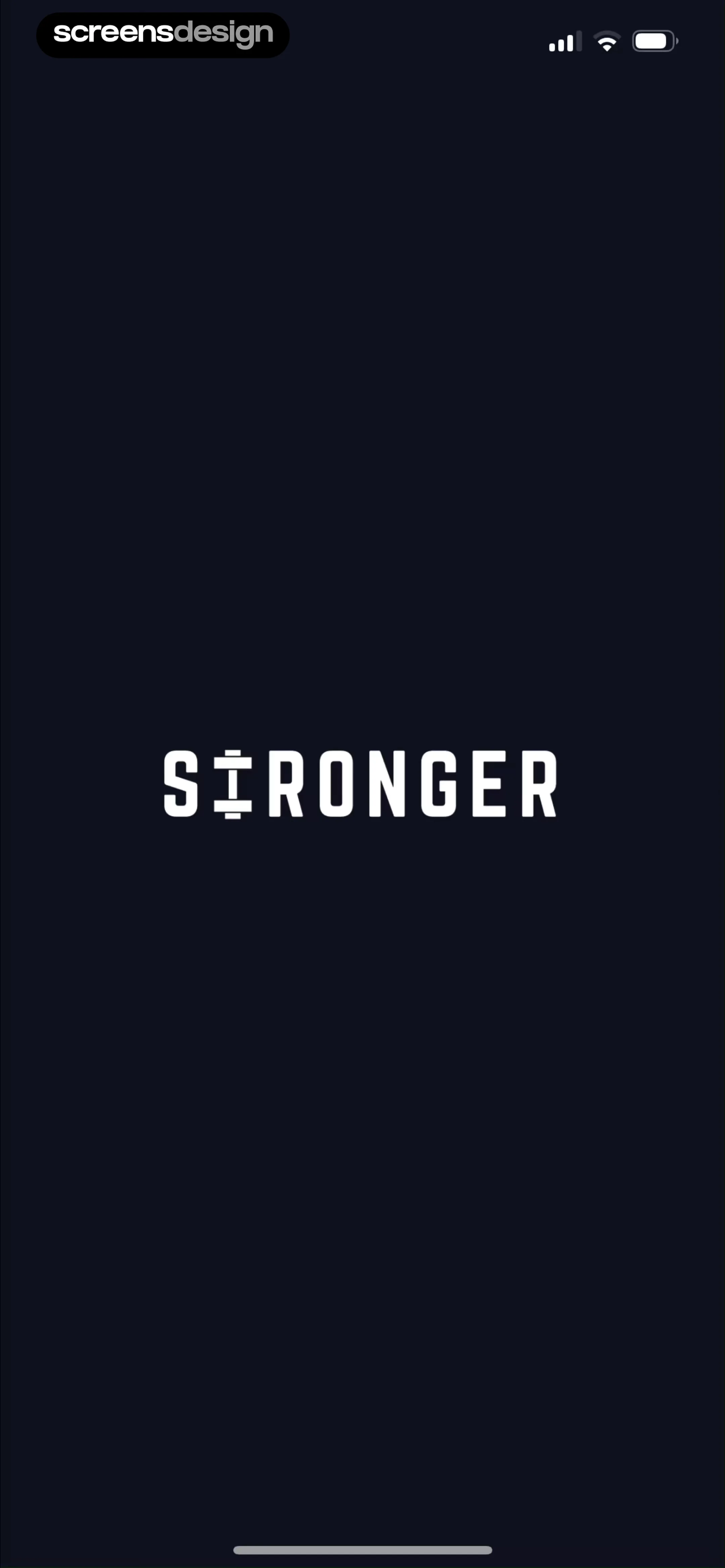 Stronger - Gym Workout Planner screen 1