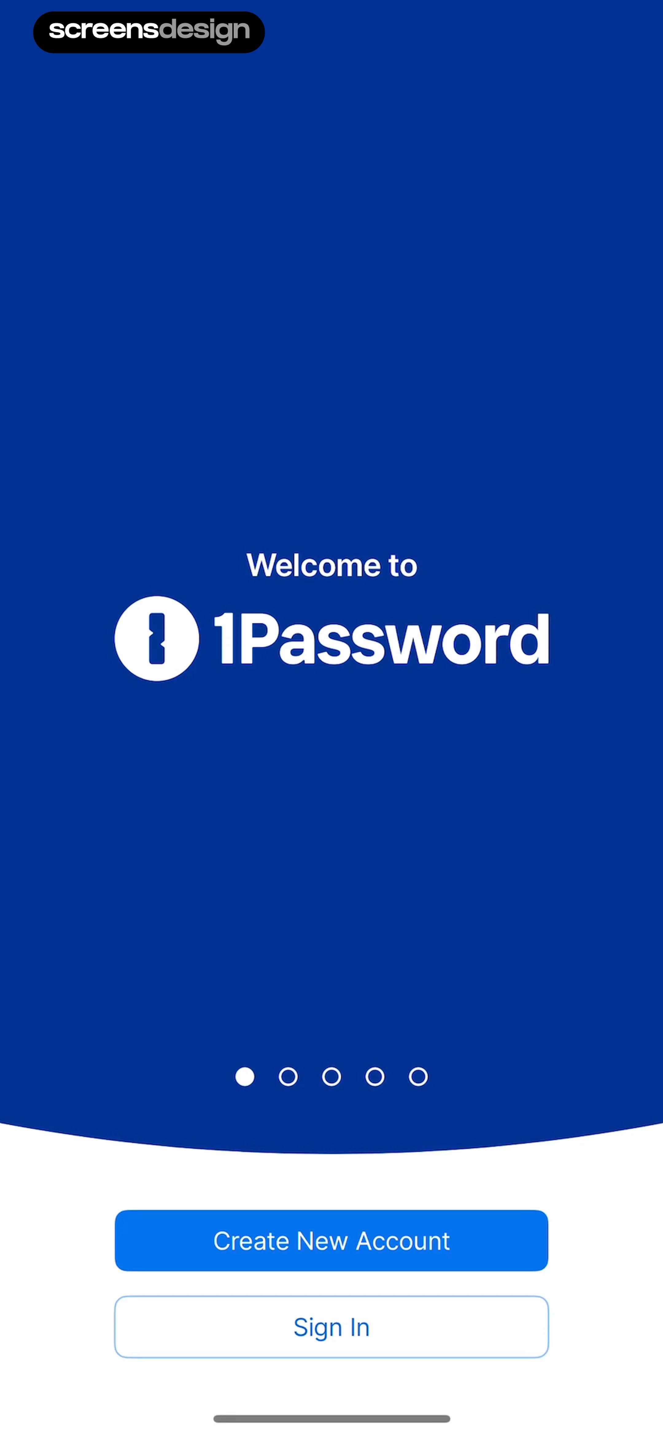 1Password: Password Manager screen 1