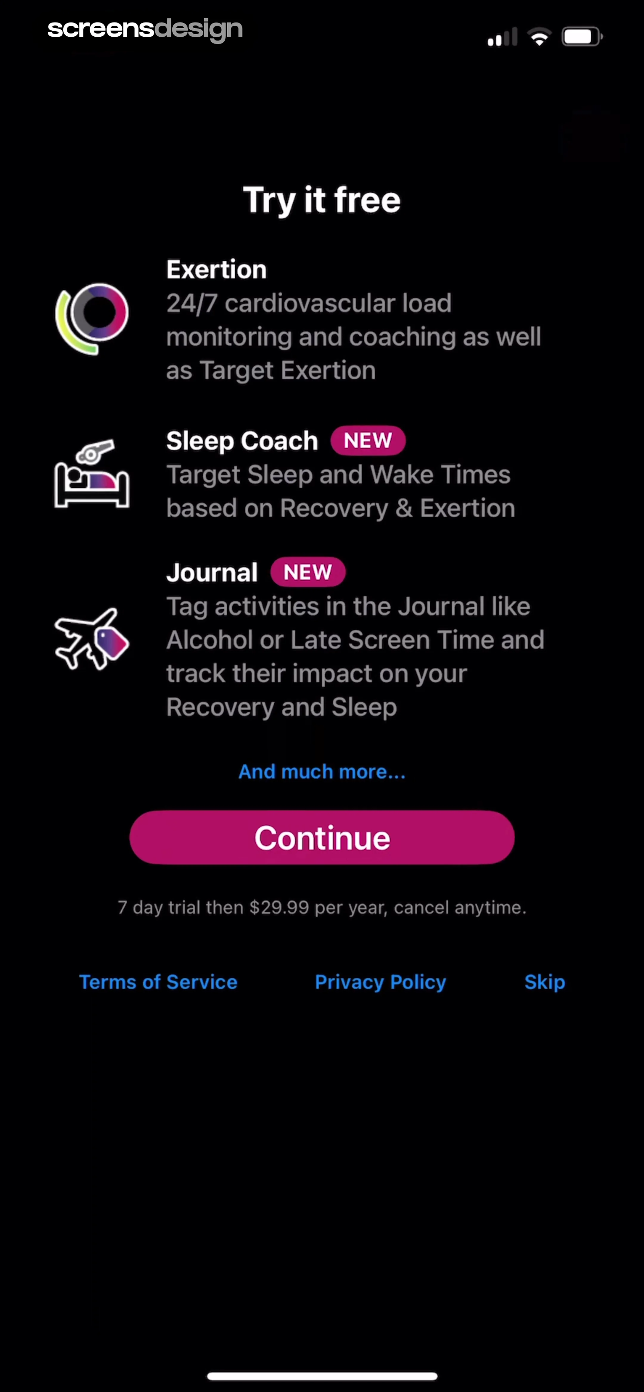 Athlytic: Fitness & Recovery screen 5