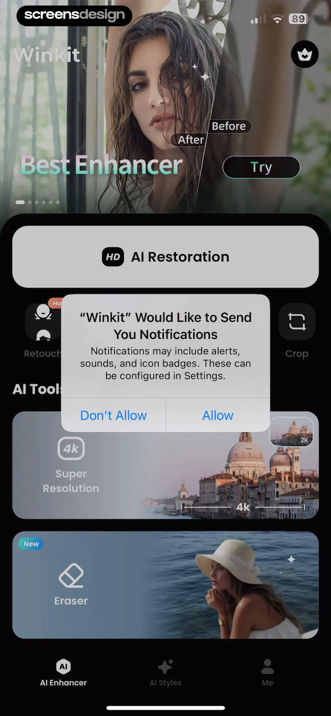Winkit - AI Video Enhancer screen 3