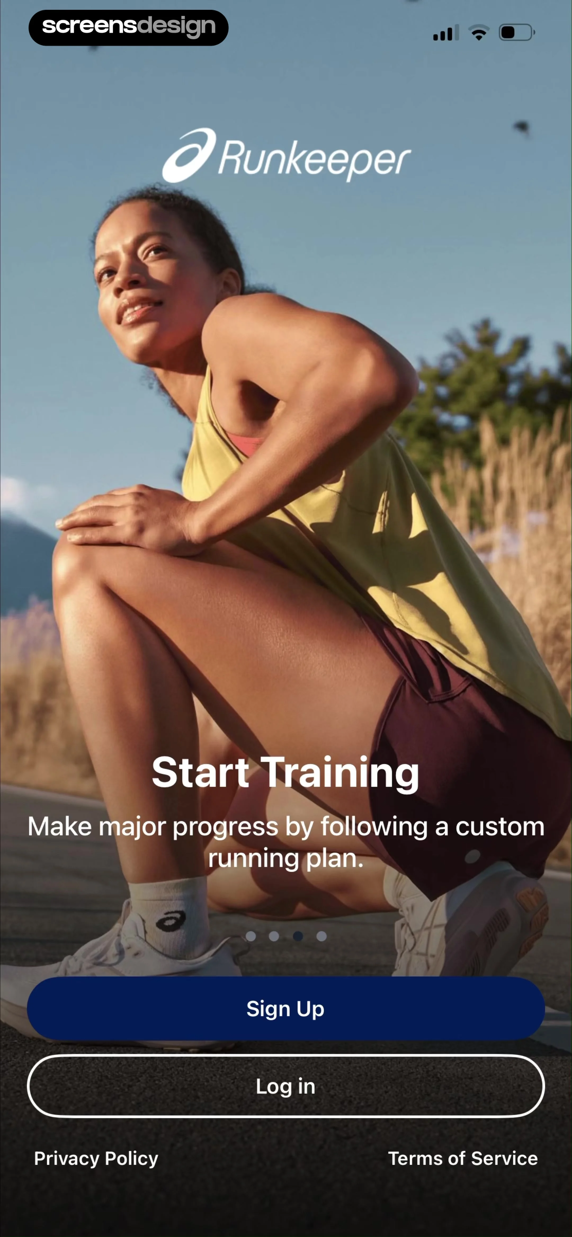ASICS Runkeeper—Run Tracker screen 4