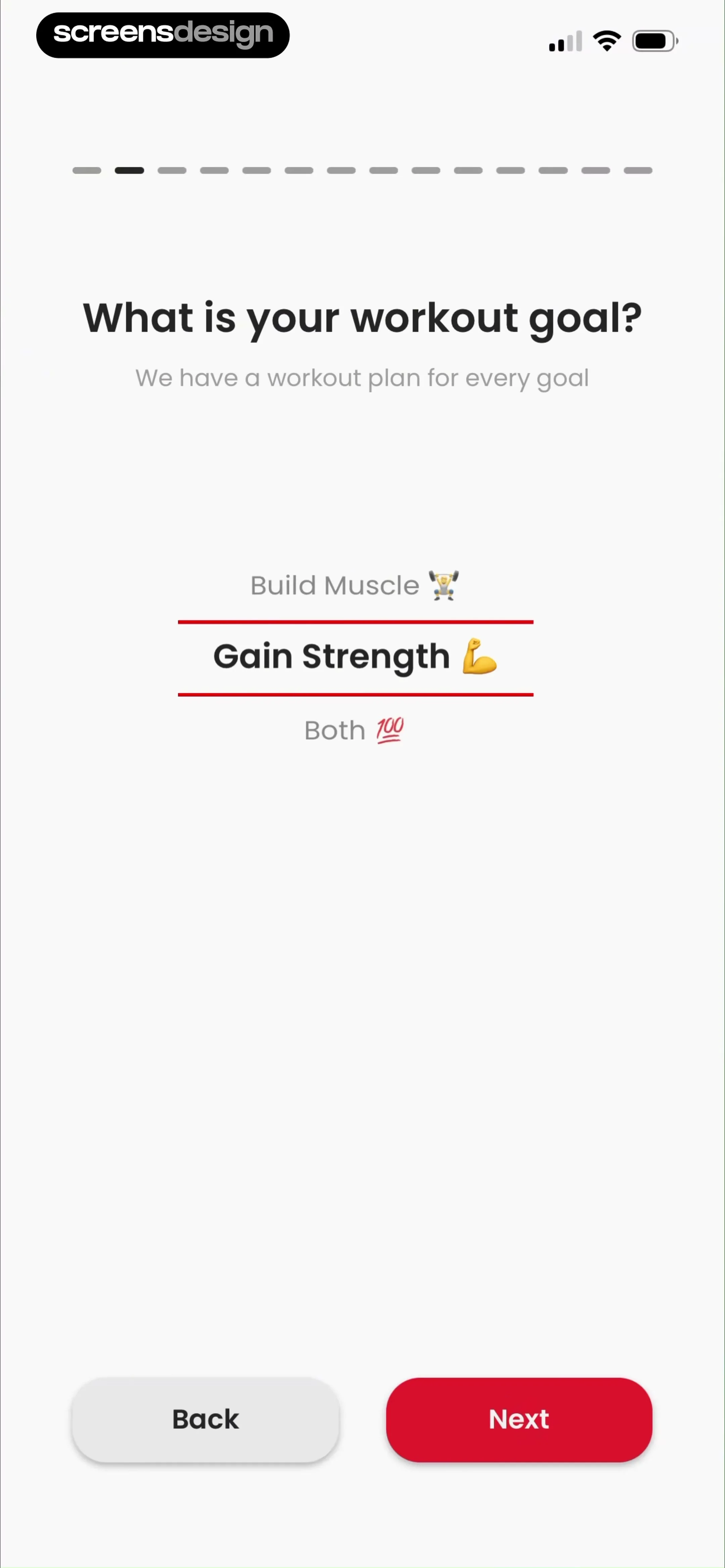 90 Day Challenge screen 6