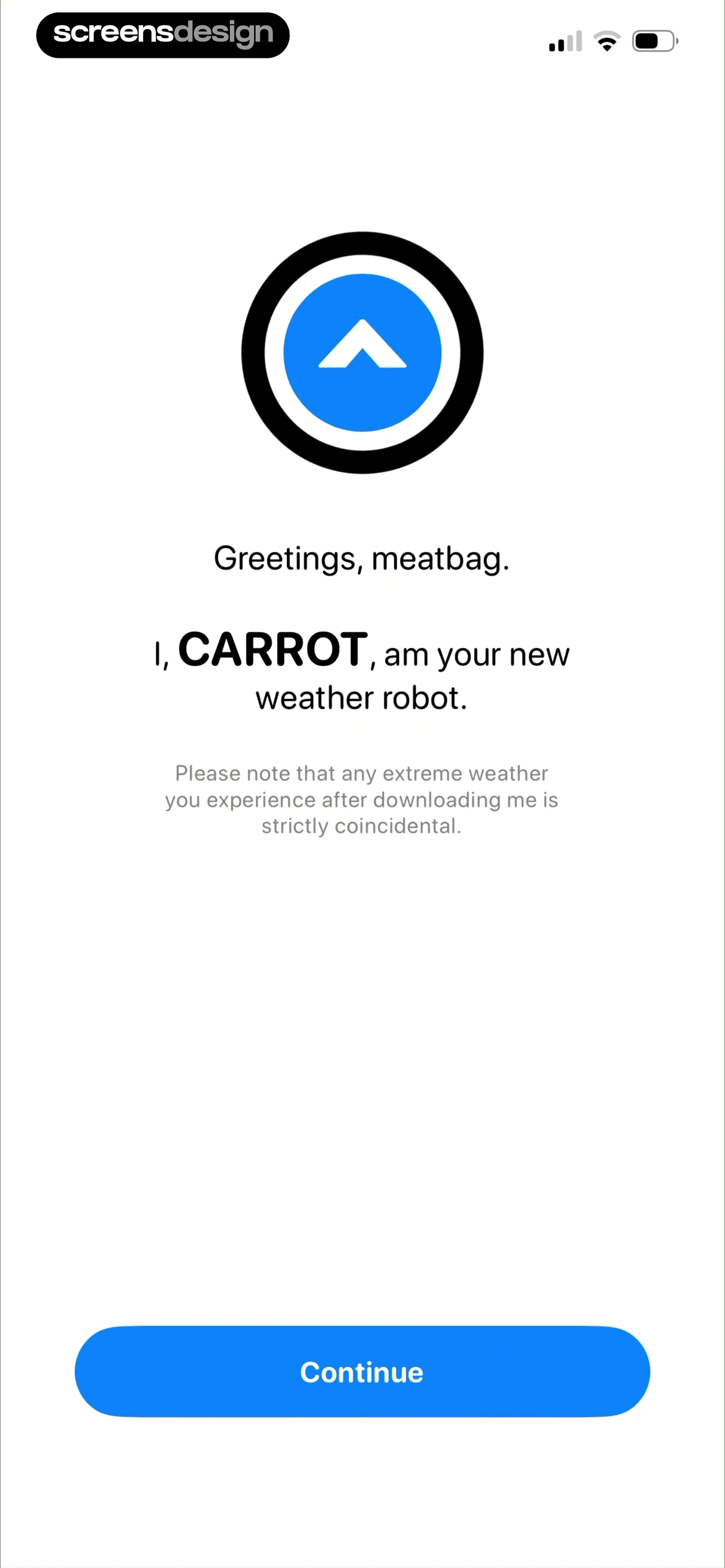 CARROT Weather: Alerts & Radar screen 5