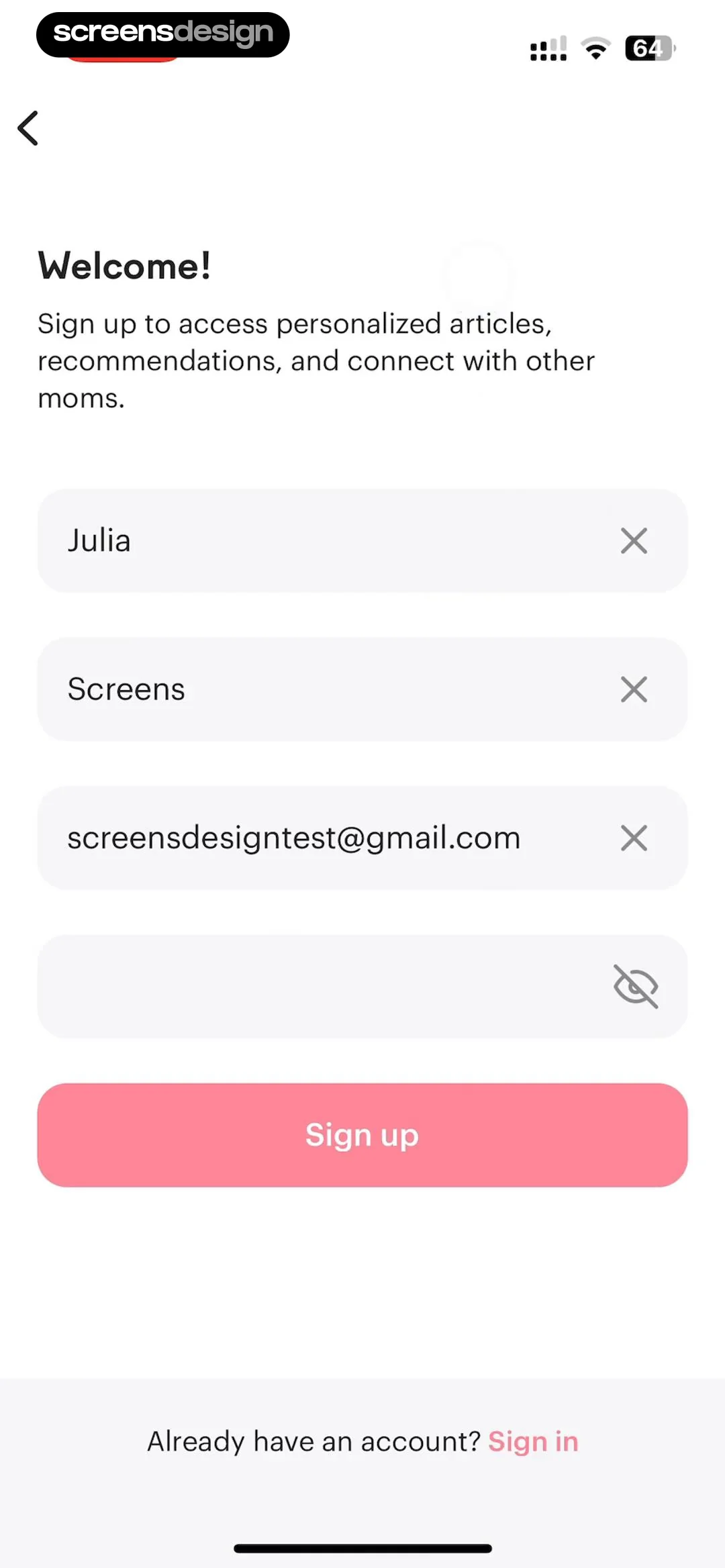 amma: Pregnancy & Baby Tracker screen 7