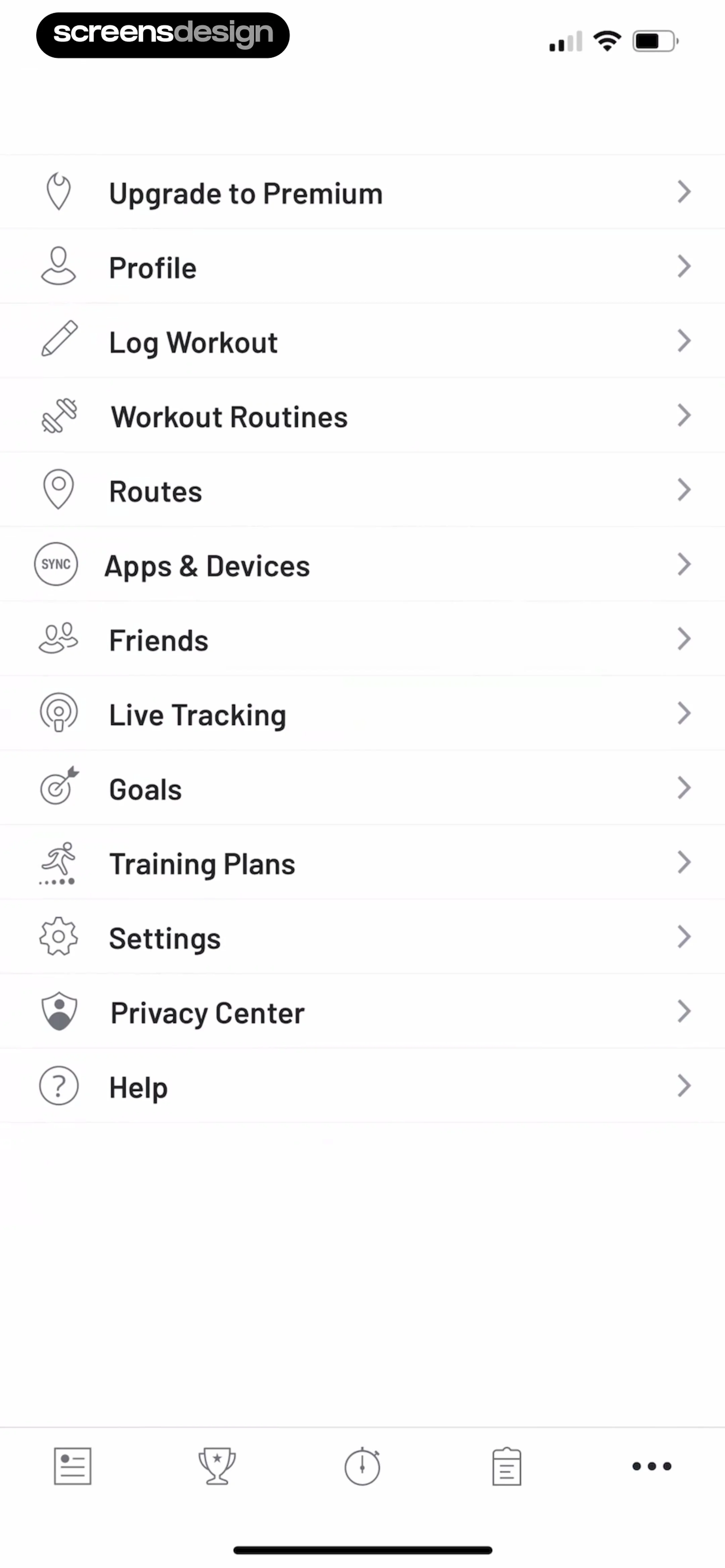 Map My Run GPS Running Tracker screen 119