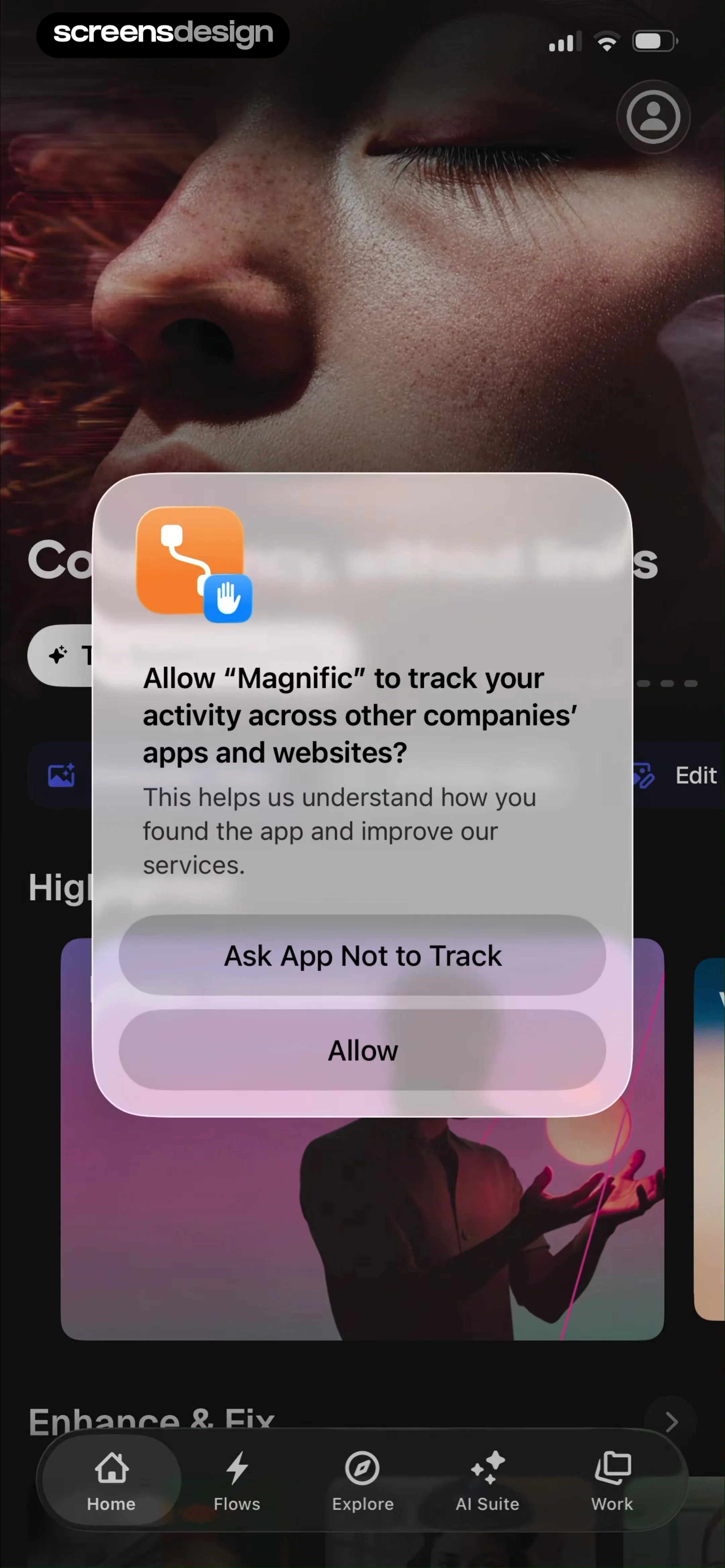 Magnific - AI Video & Image screen 2