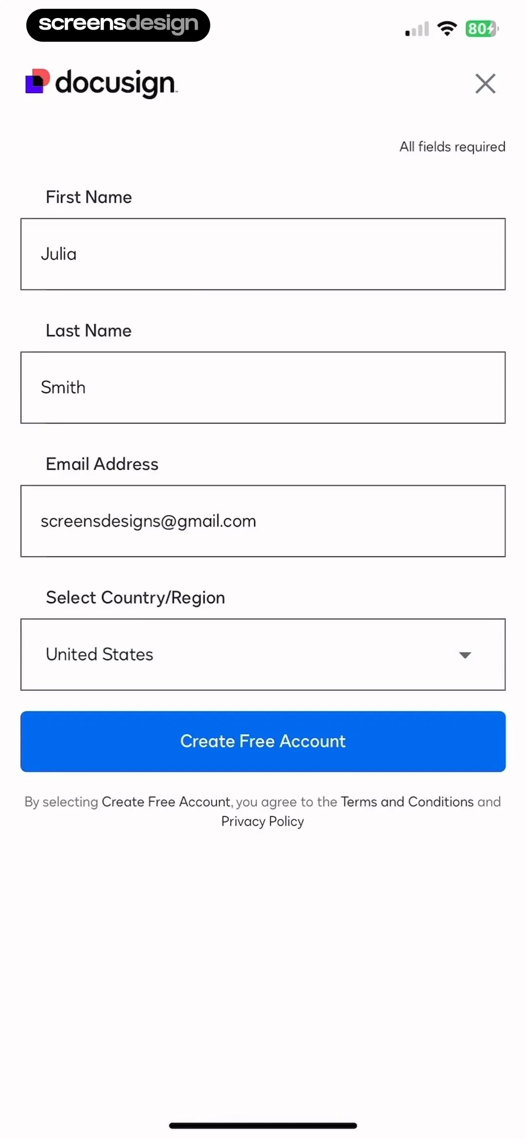 Docusign - Upload & Sign Docs screen 4